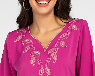 Foto 4 | Blusa Paloma con Bordado para Mujer