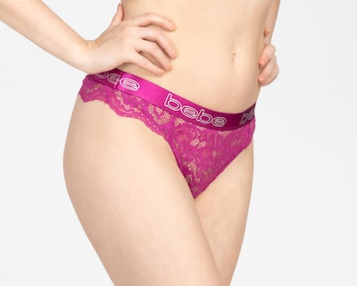 Foto 2 | Tanga con Encaje Bebe para Mujer 3 Piezas