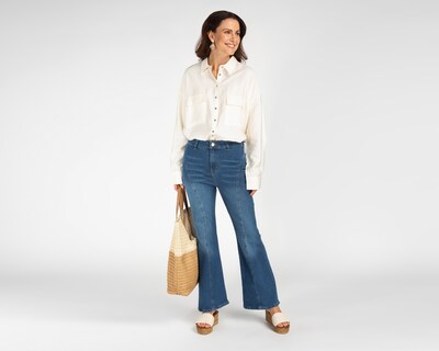 Foto 2 | Jeans Flare Sahara para Mujer
