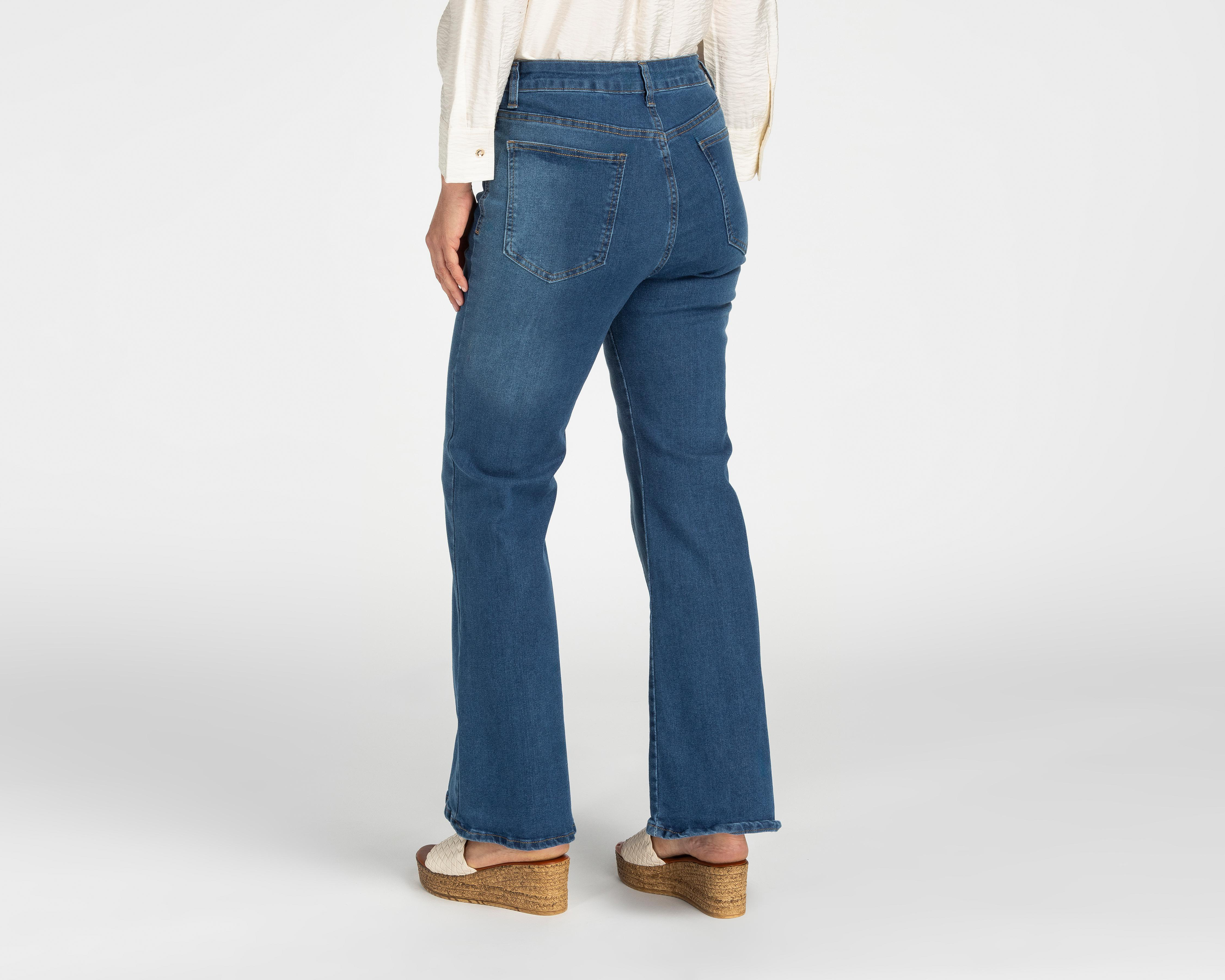 Foto 4 pulgar | Jeans Flare Sahara para Mujer