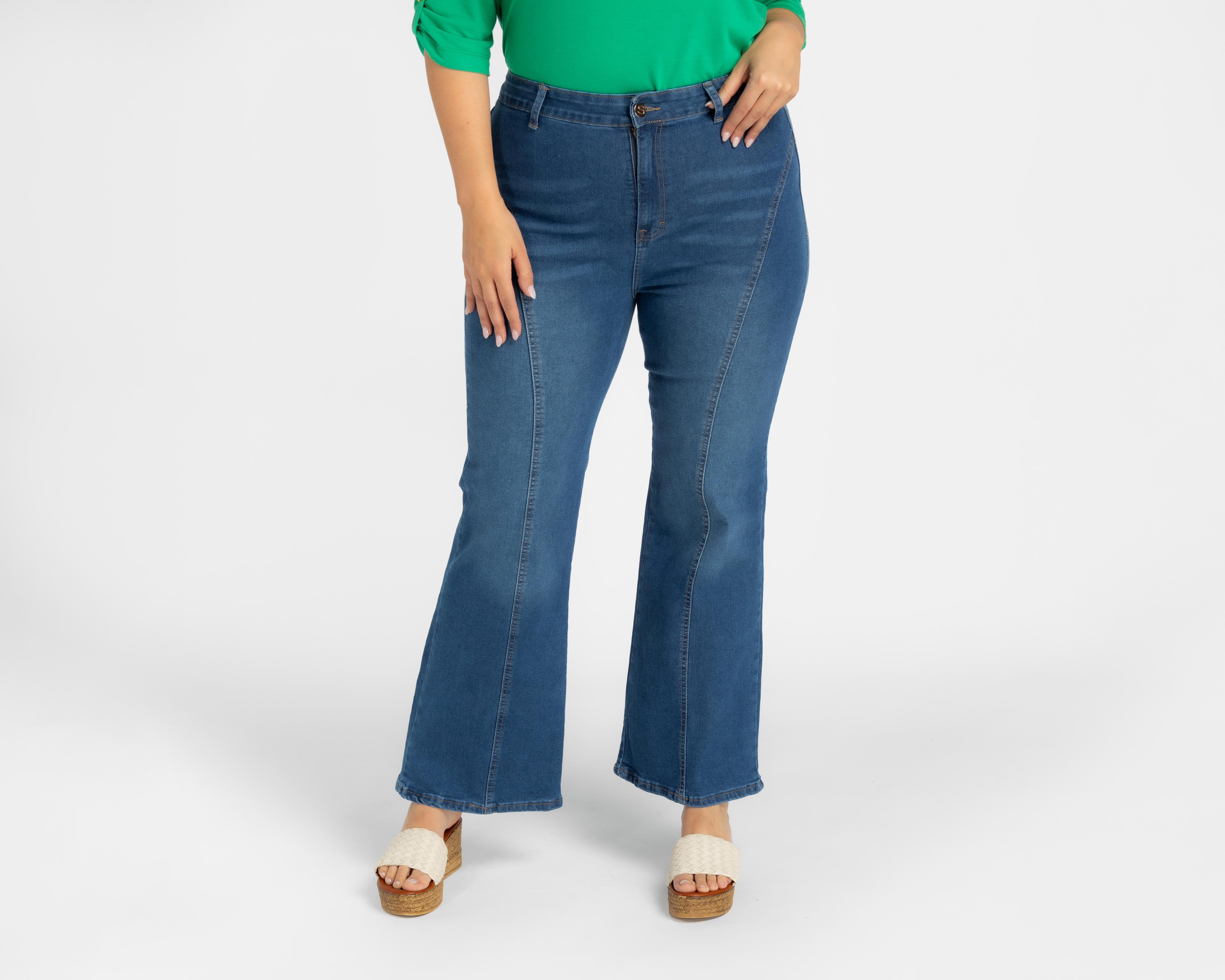 Foto 5 pulgar | Jeans Flare Sahara para Mujer