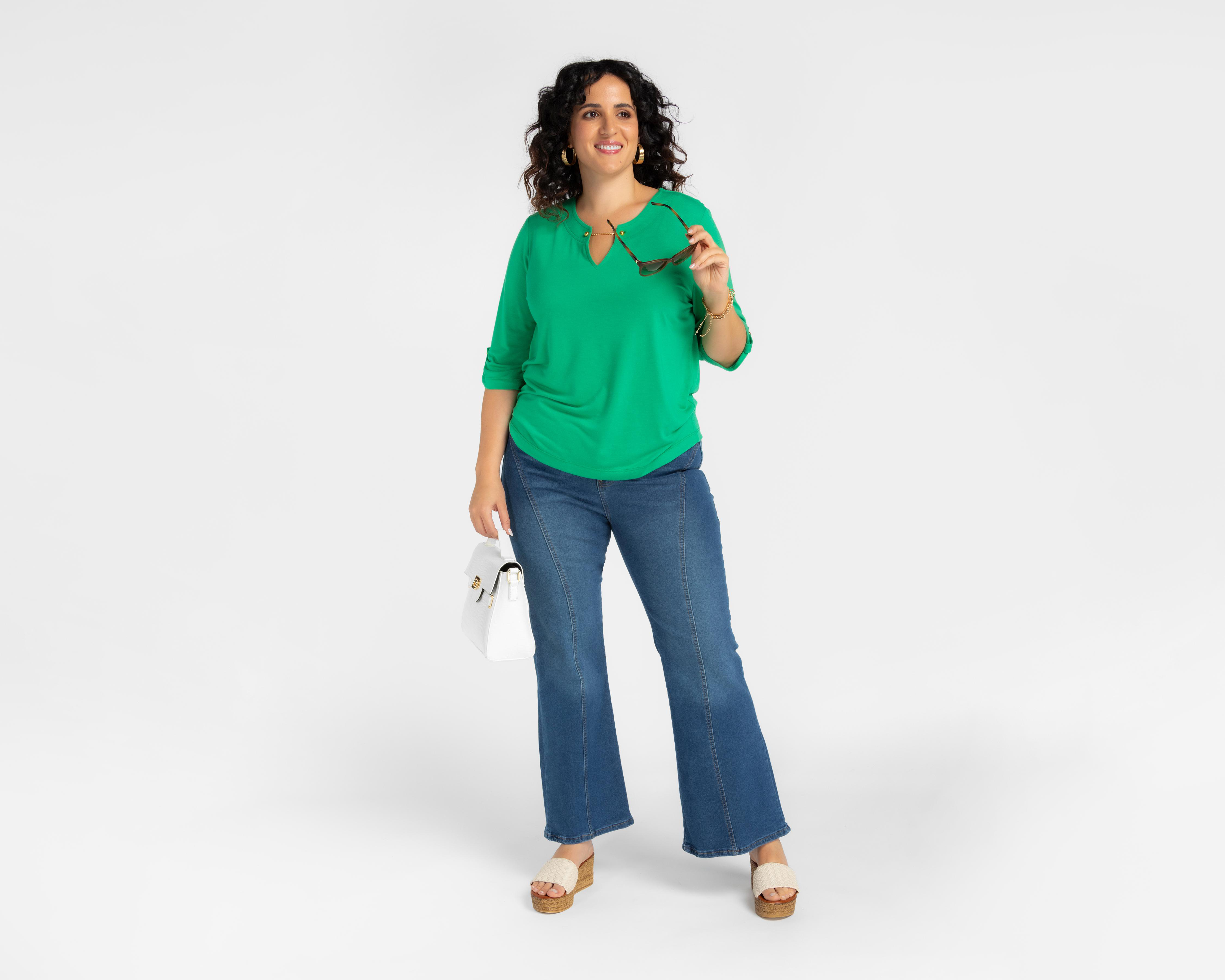 Foto 6 pulgar | Jeans Flare Sahara para Mujer