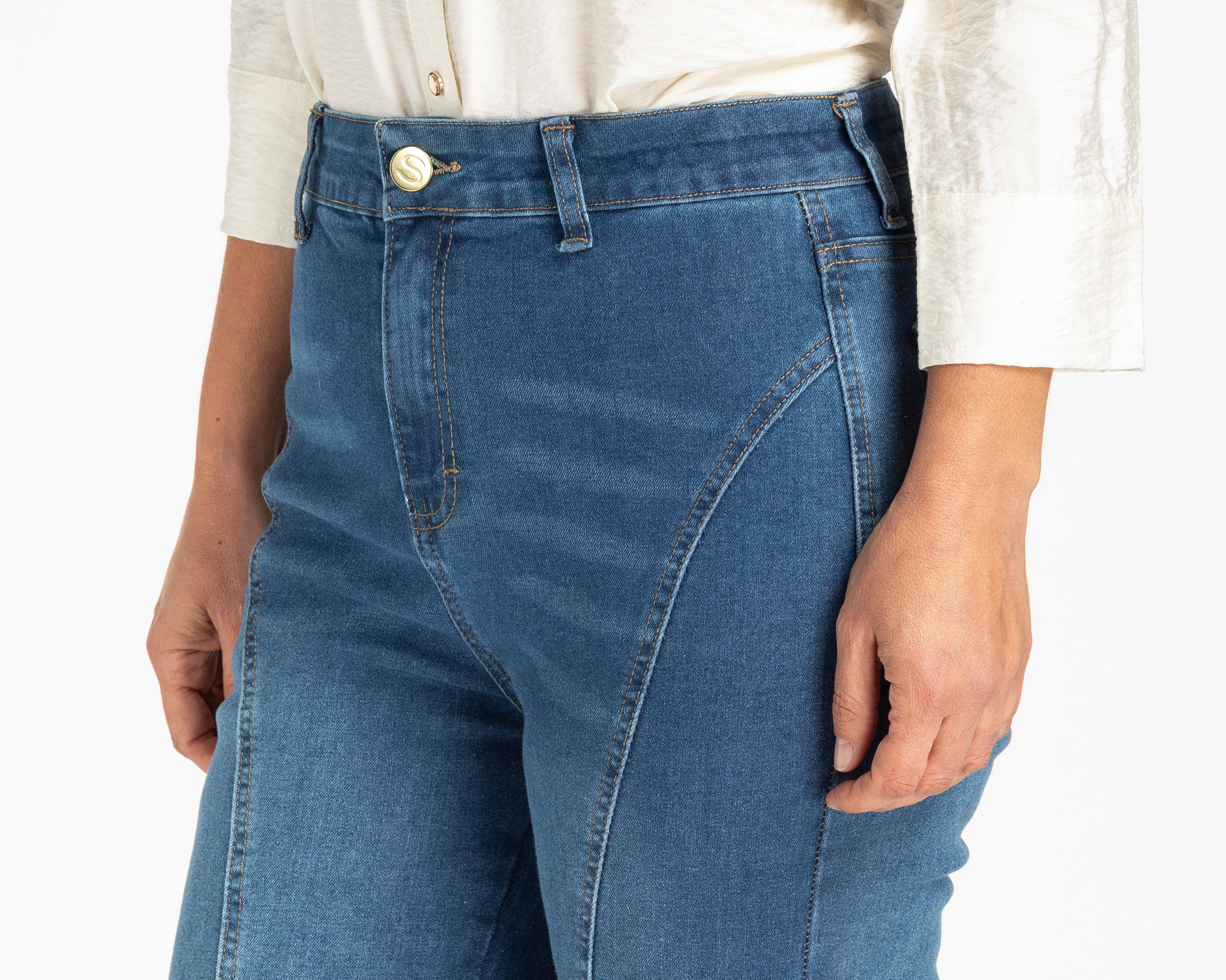 Foto 8 pulgar | Jeans Flare Sahara para Mujer