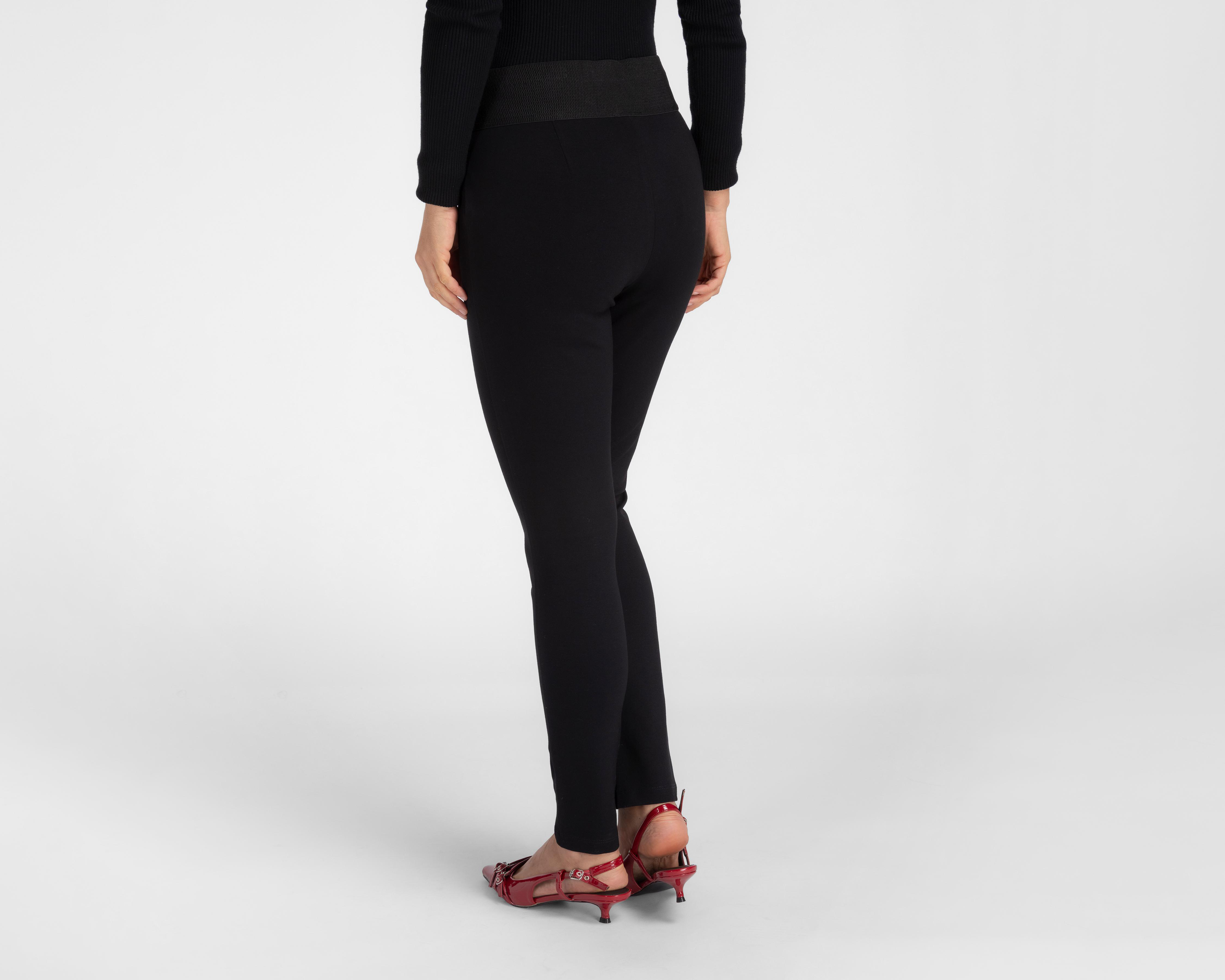 Foto 4 pulgar | Leggings Negros Sahara para Mujer