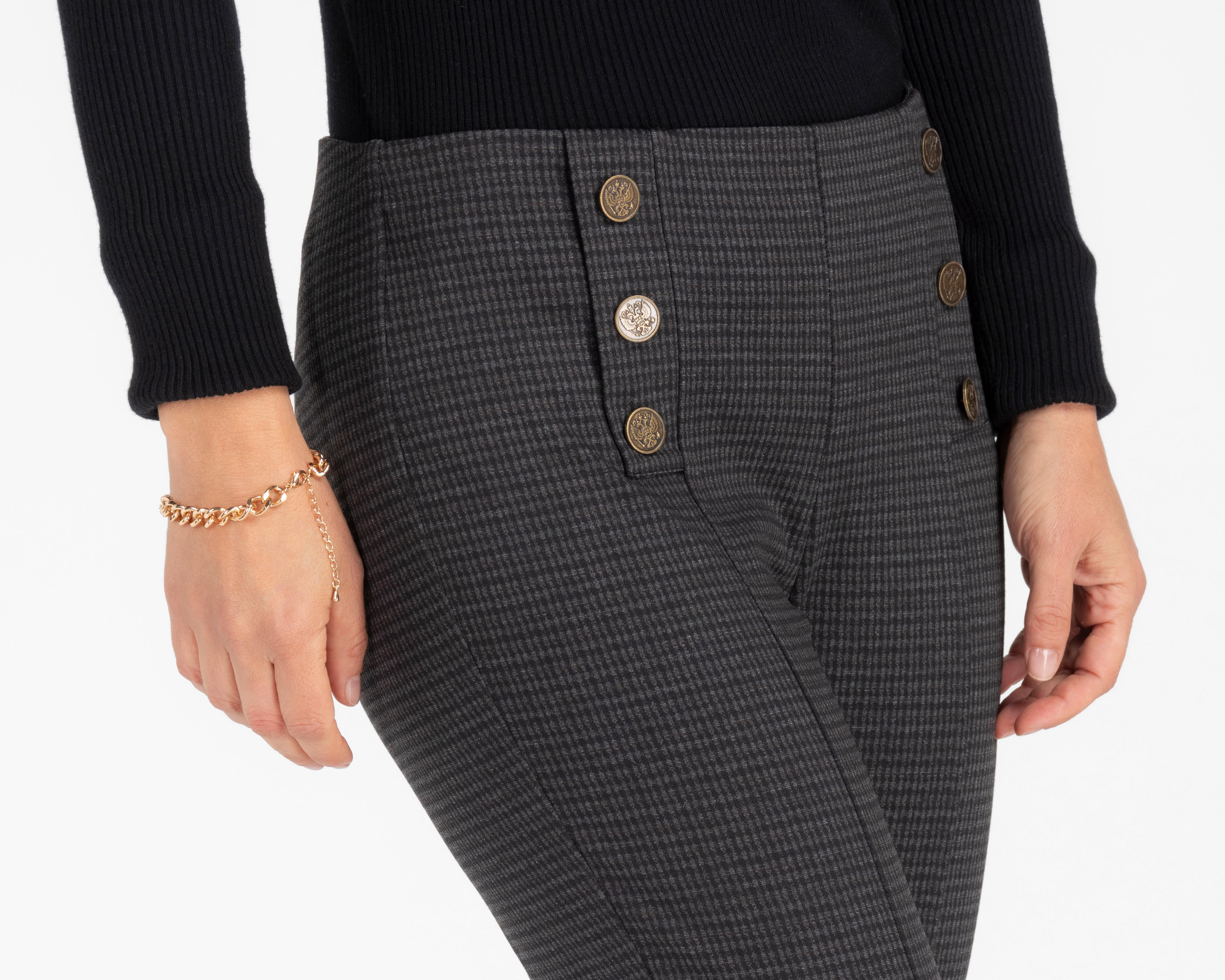 Foto 5 pulgar | Leggings con Botones Sahara para Mujer