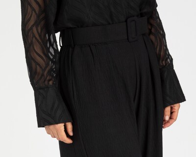 Foto 7 | Pantalón Ancho Sahara Negro para Mujer