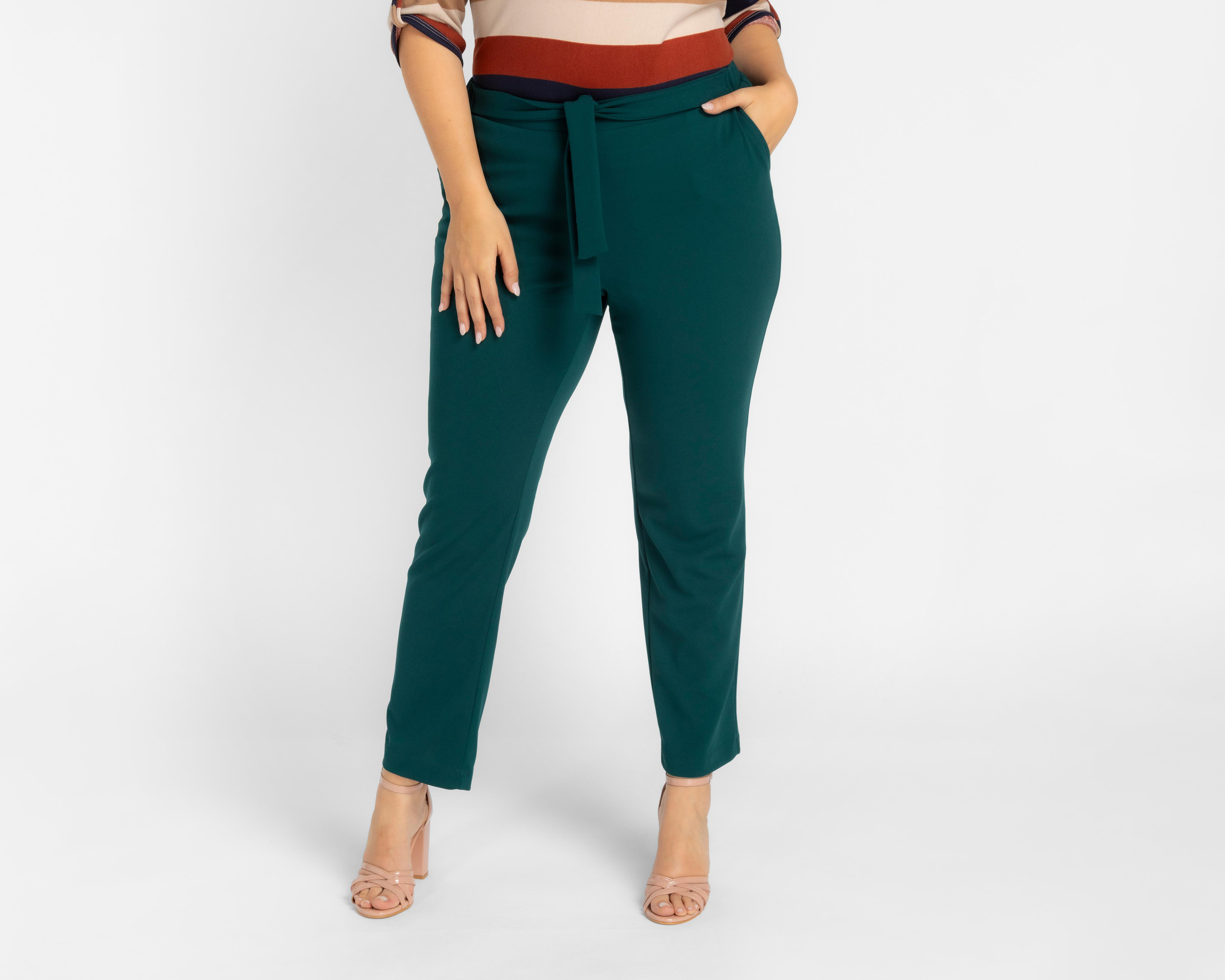 Foto 4 | Pantalón de Vestir Sahara con Cinturón para Mujer