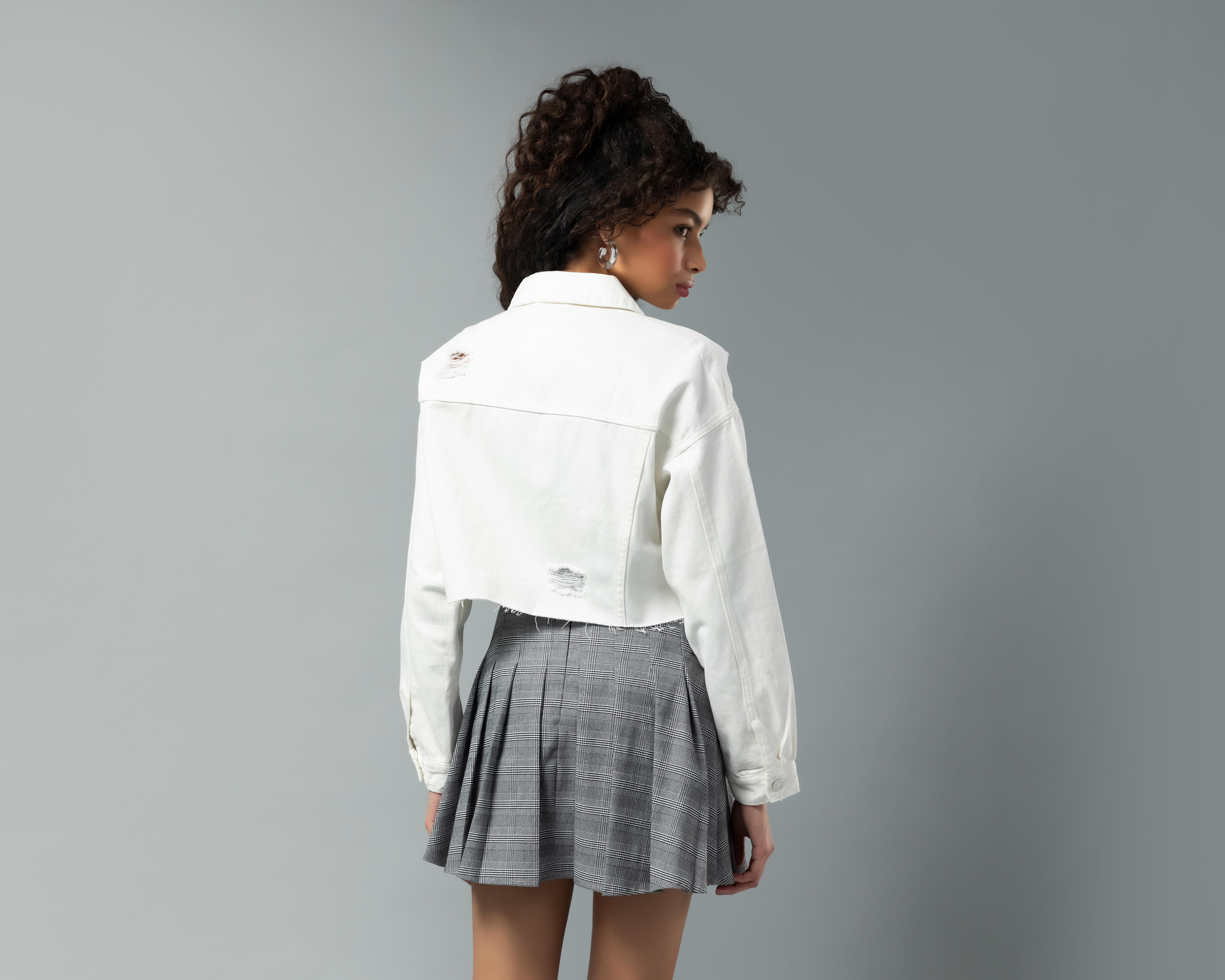Foto 3 | Chamarra de Mezclilla con Botones Forever 21 para Mujer