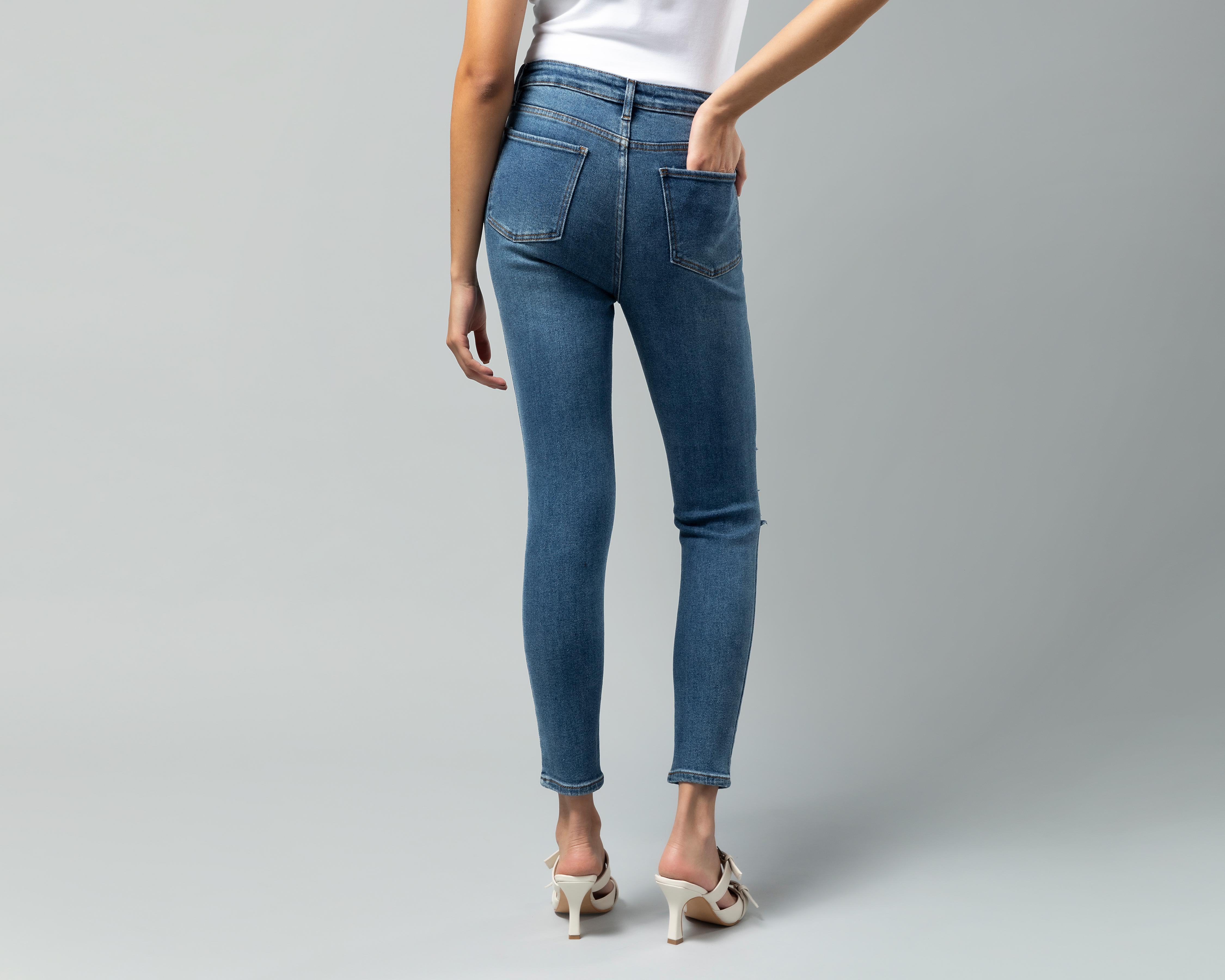 Foto 3 | Jeans Skinny Forever 21 para Mujer