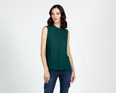 Foto 1 | Blusa Sahara Verde para Mujer