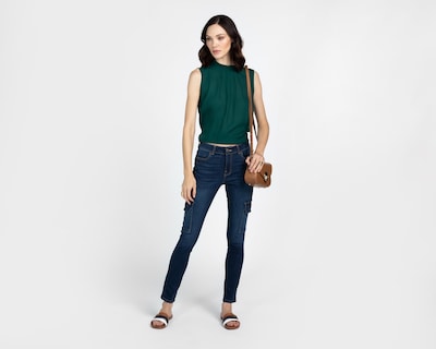 Foto 2 | Blusa Sahara Verde para Mujer
