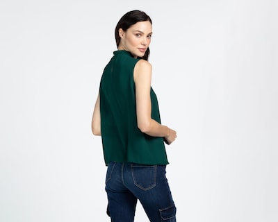 Foto 3 | Blusa Sahara Verde para Mujer