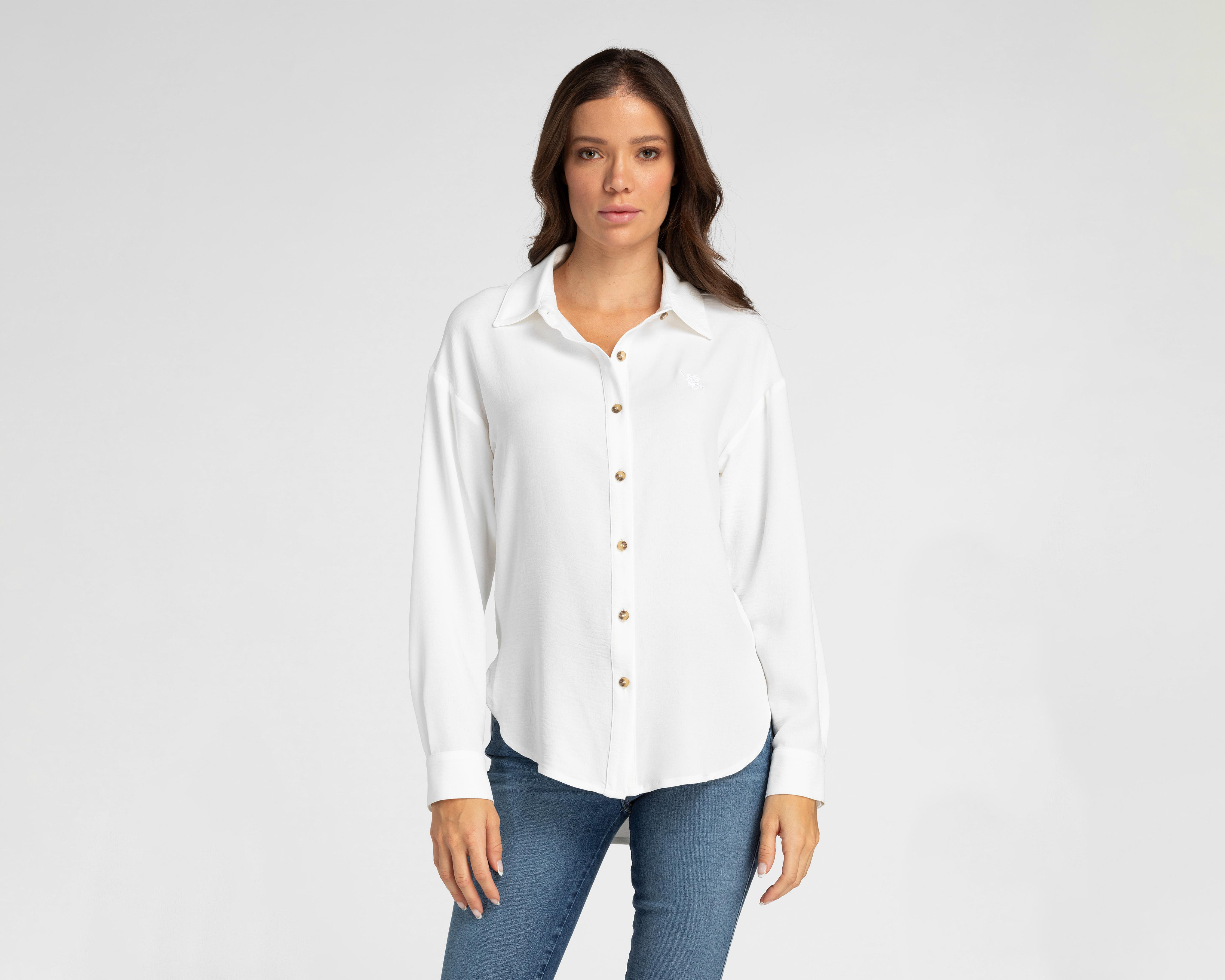 Foto 1 | Blusa York Team Polo Club Manga Larga para Mujer