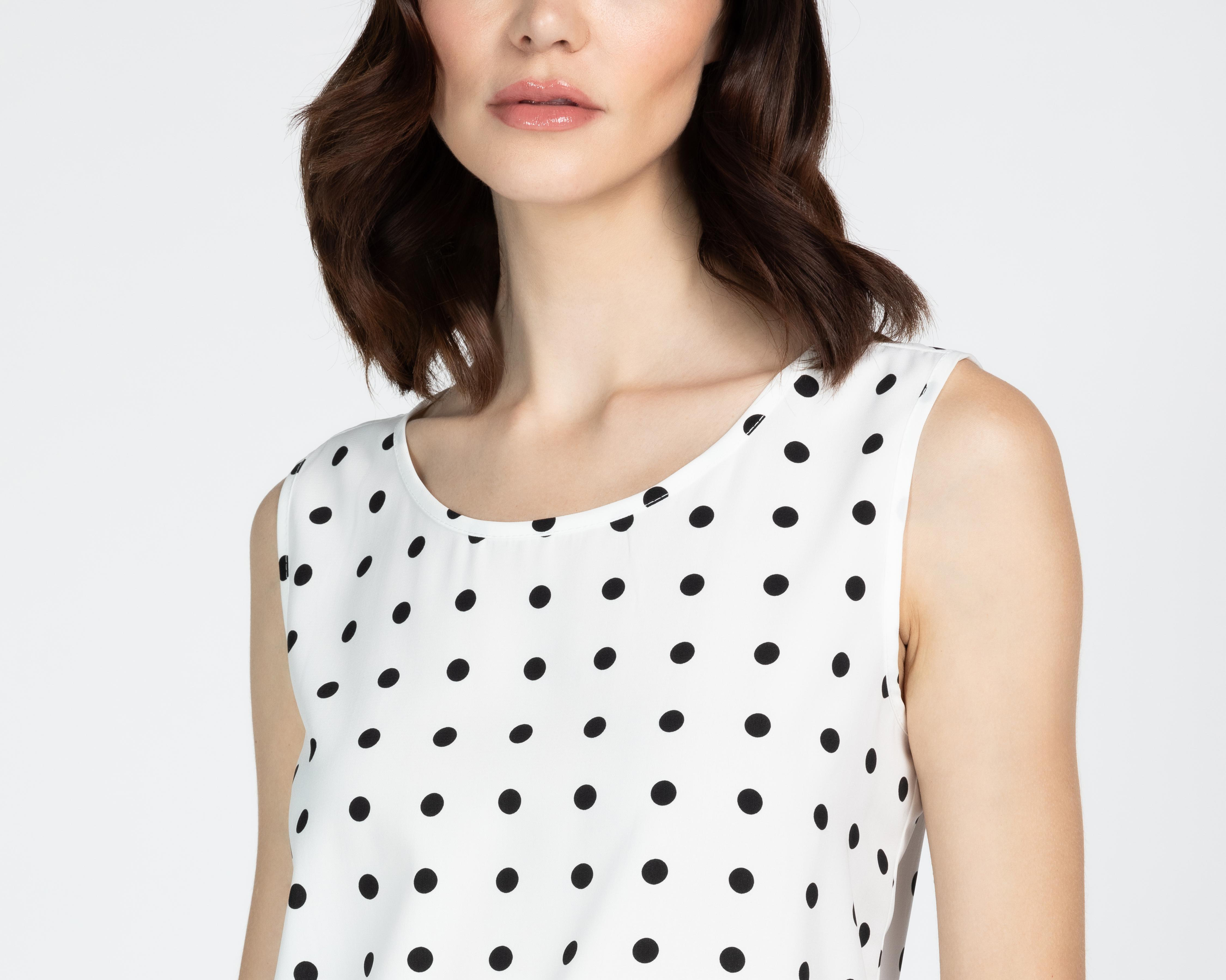 Foto 5 pulgar | Blusa Sahara Estampado Puntos para Mujer