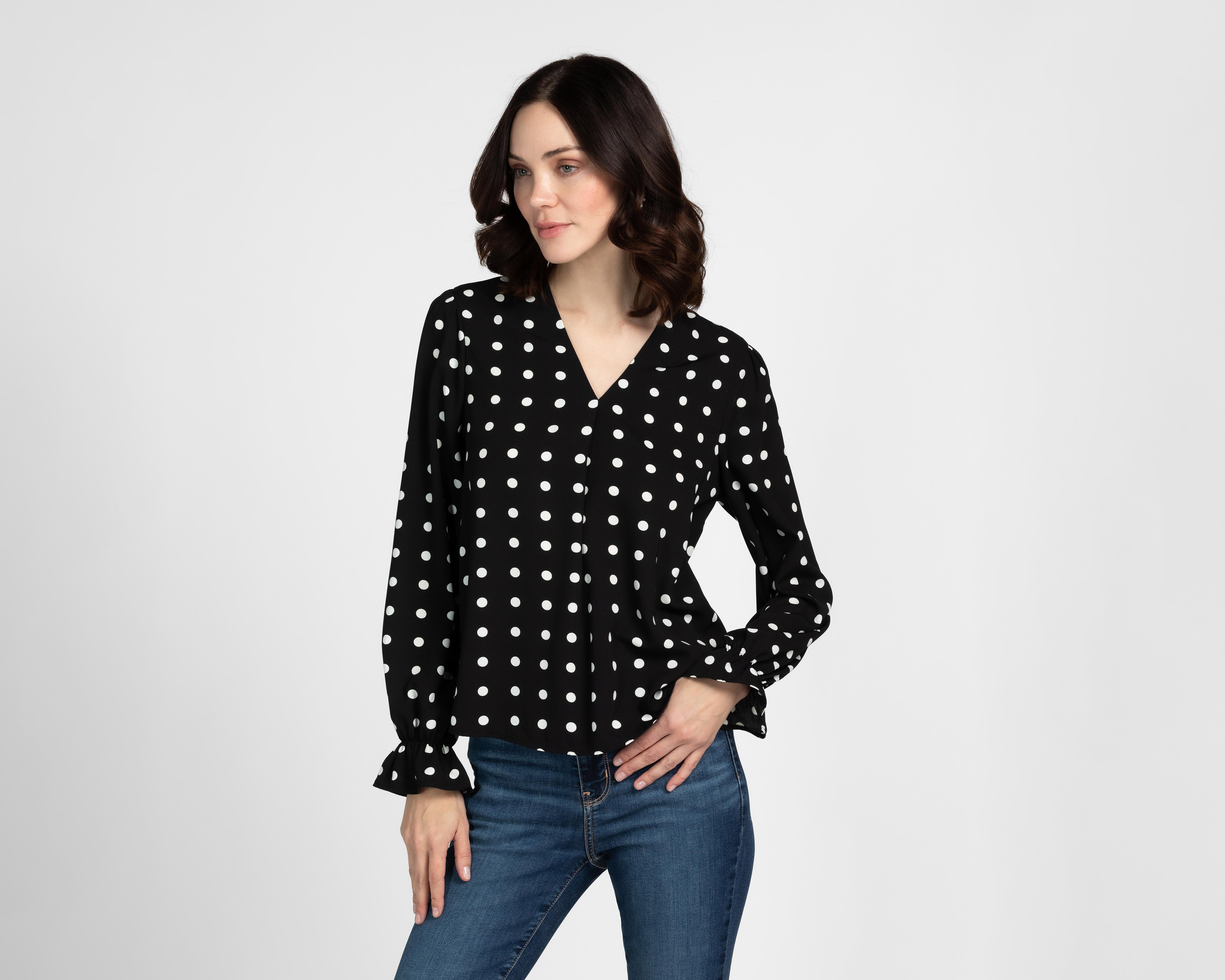 Foto 2 pulgar | Blusa Sahara Manga Larga para Mujer