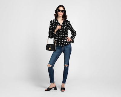 Foto 2 | Blusa Sahara Manga Larga para Mujer
