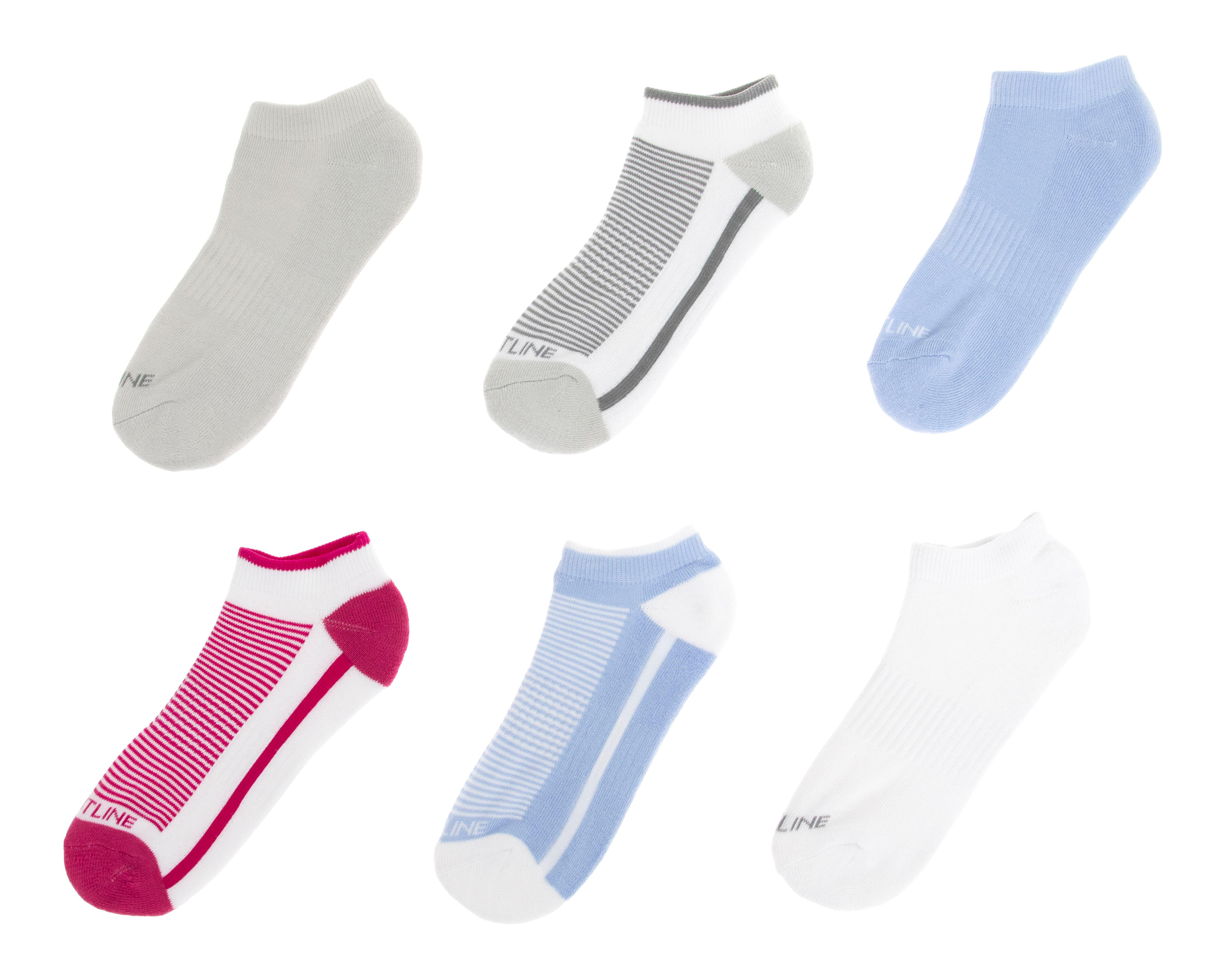 Foto 2 pulgar | Calcetas Deportivas Sportline para Mujer 6 Pares