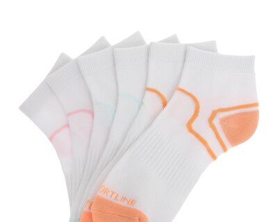 Foto 2 | Calcetas Cortas Deportivas Sportline para Mujer 6 Pares