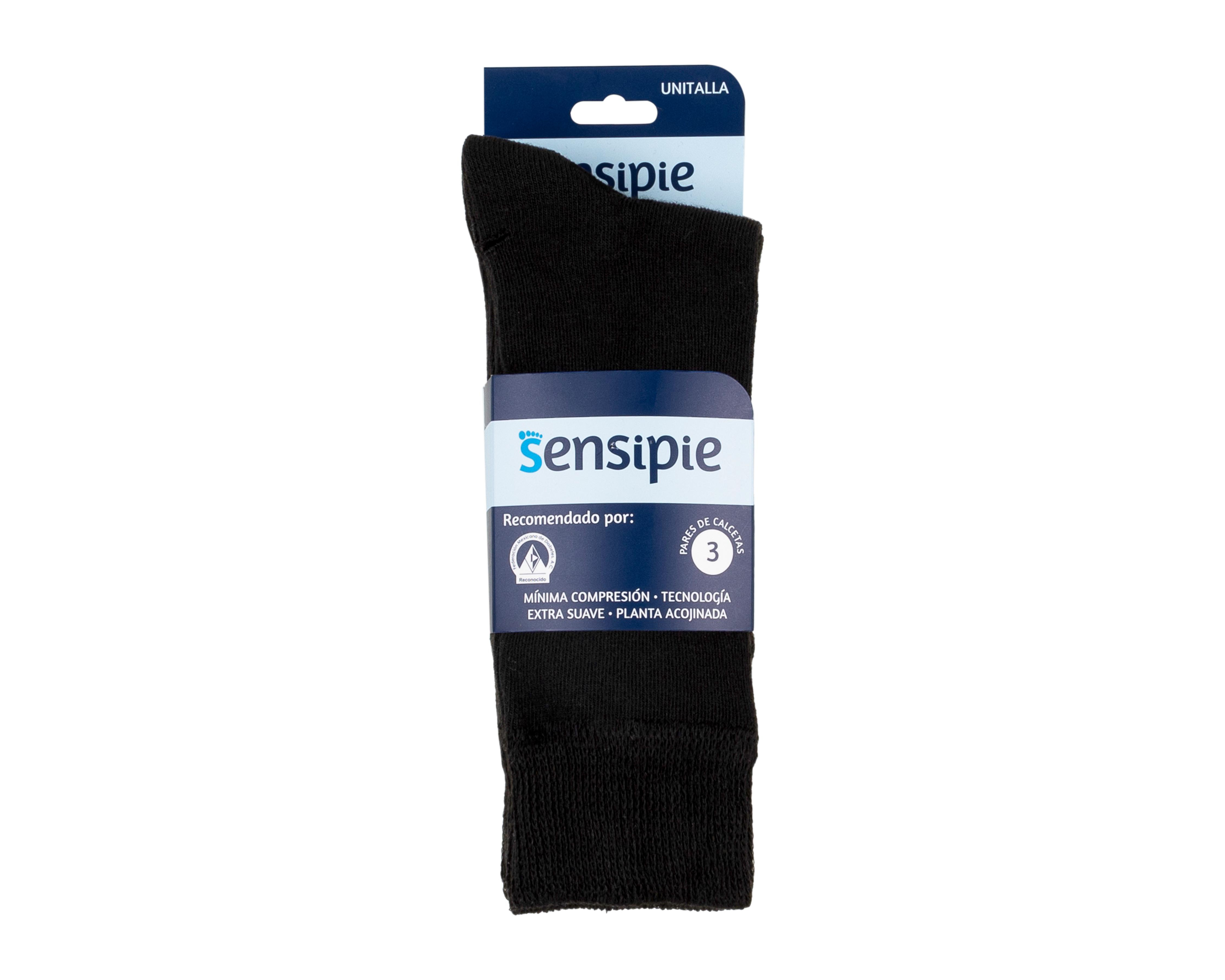 Foto 4 pulgar | Calcetines para Personas con Diabetes Sensipie 3 Pares