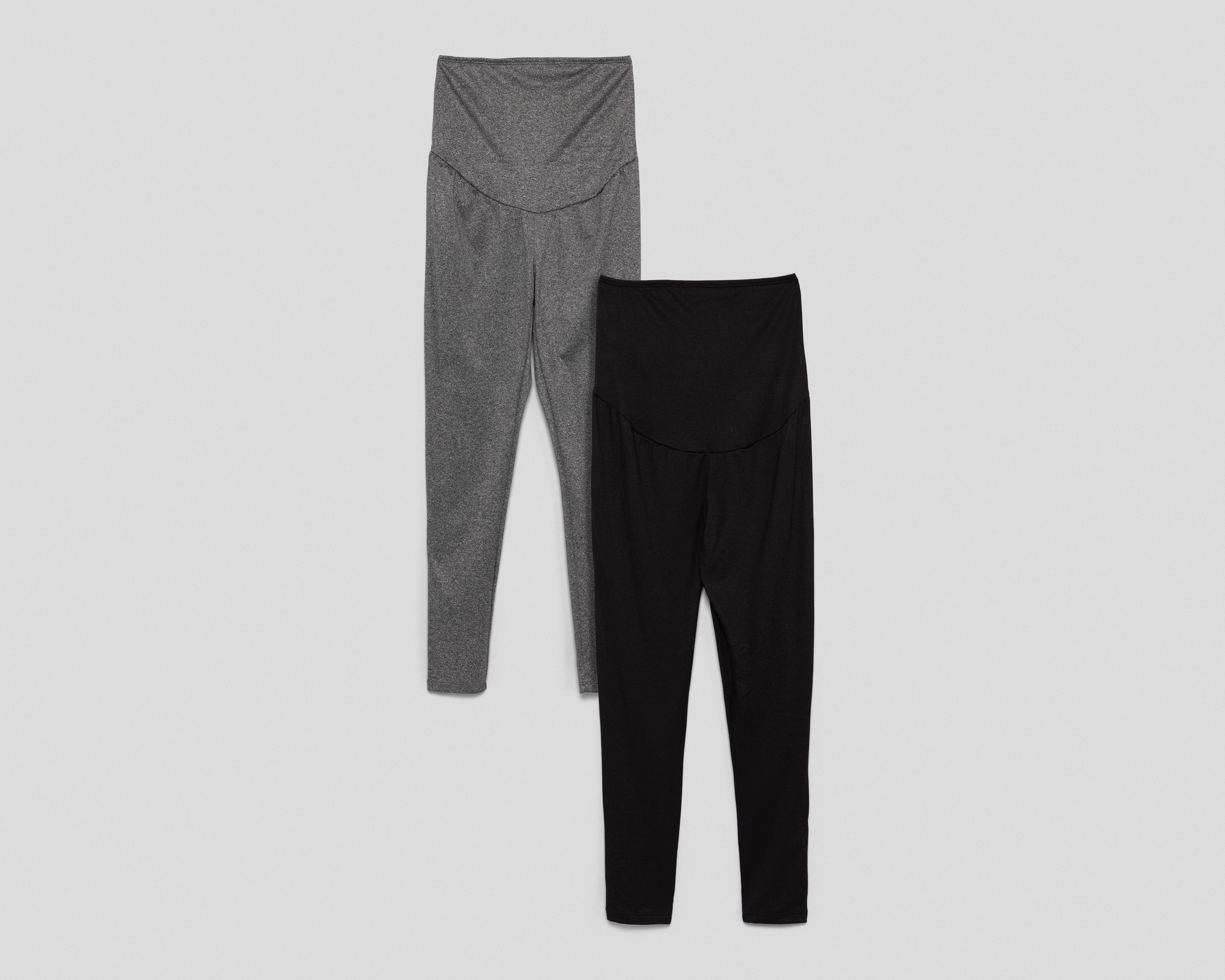 Foto 1 | Leggings de Maternidad Mamá Bella Negro 2 Piezas