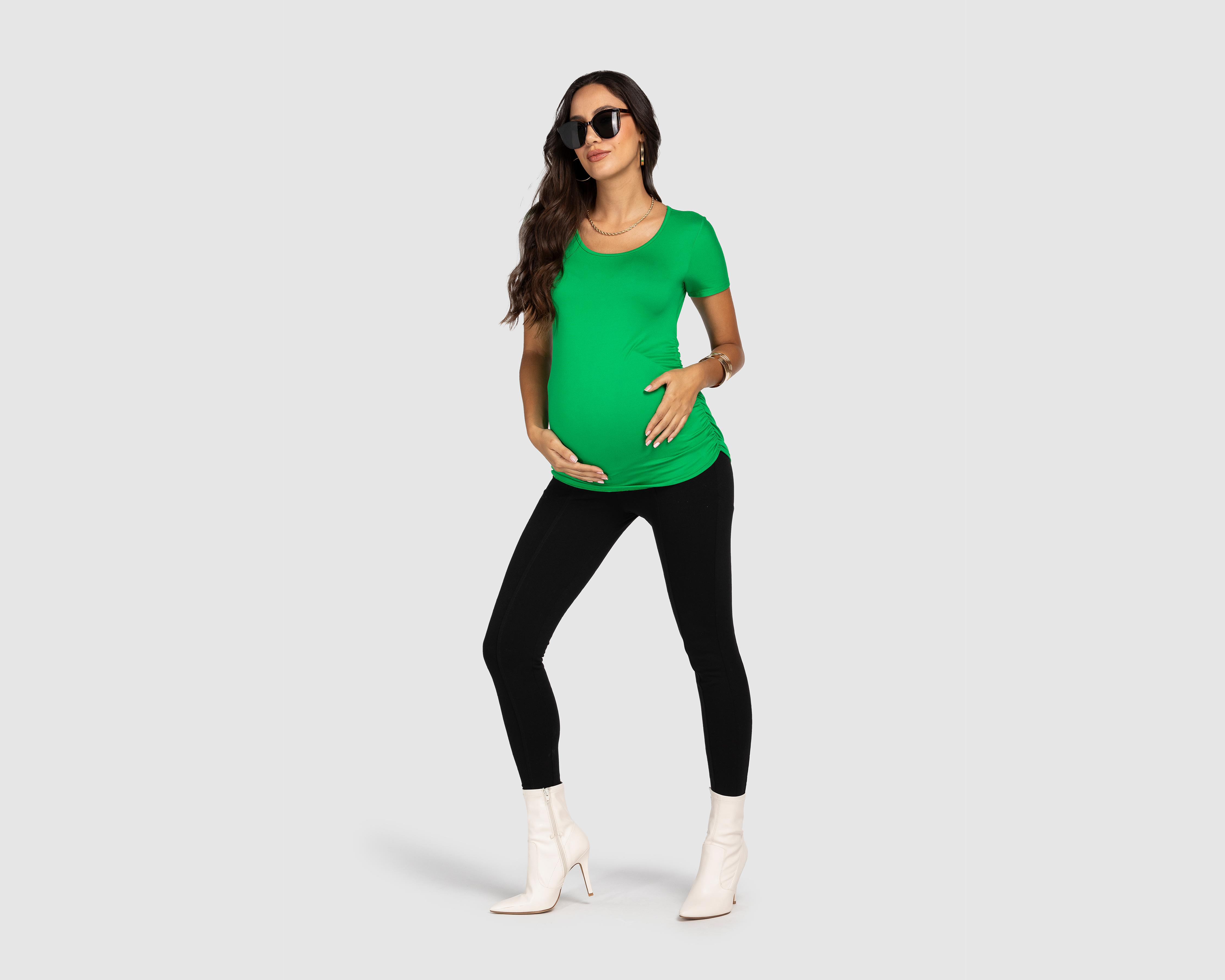 Foto 2 | Leggings de Maternidad Mamá Bella Negro