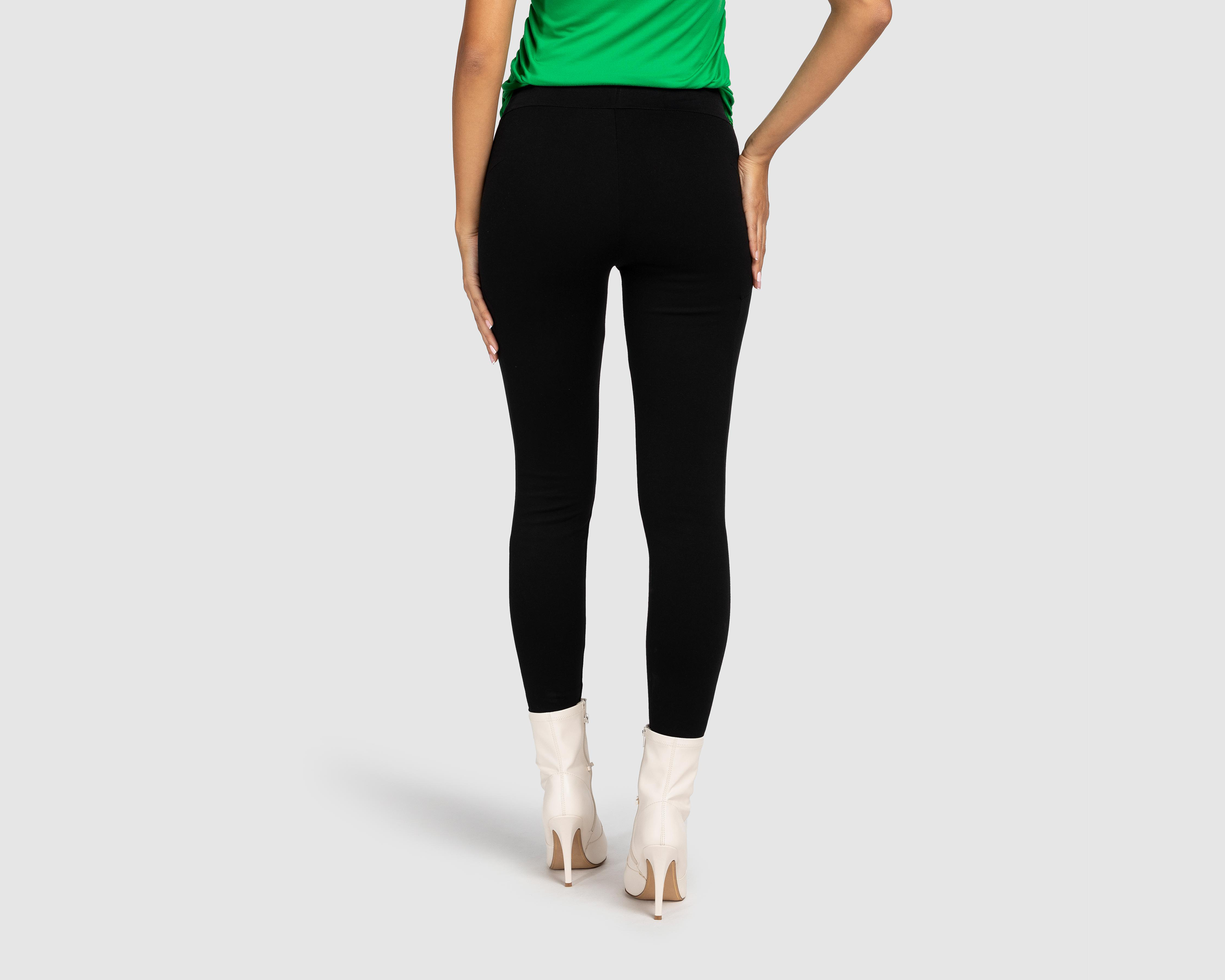 Foto 4 pulgar | Leggings de Maternidad Mamá Bella Negro