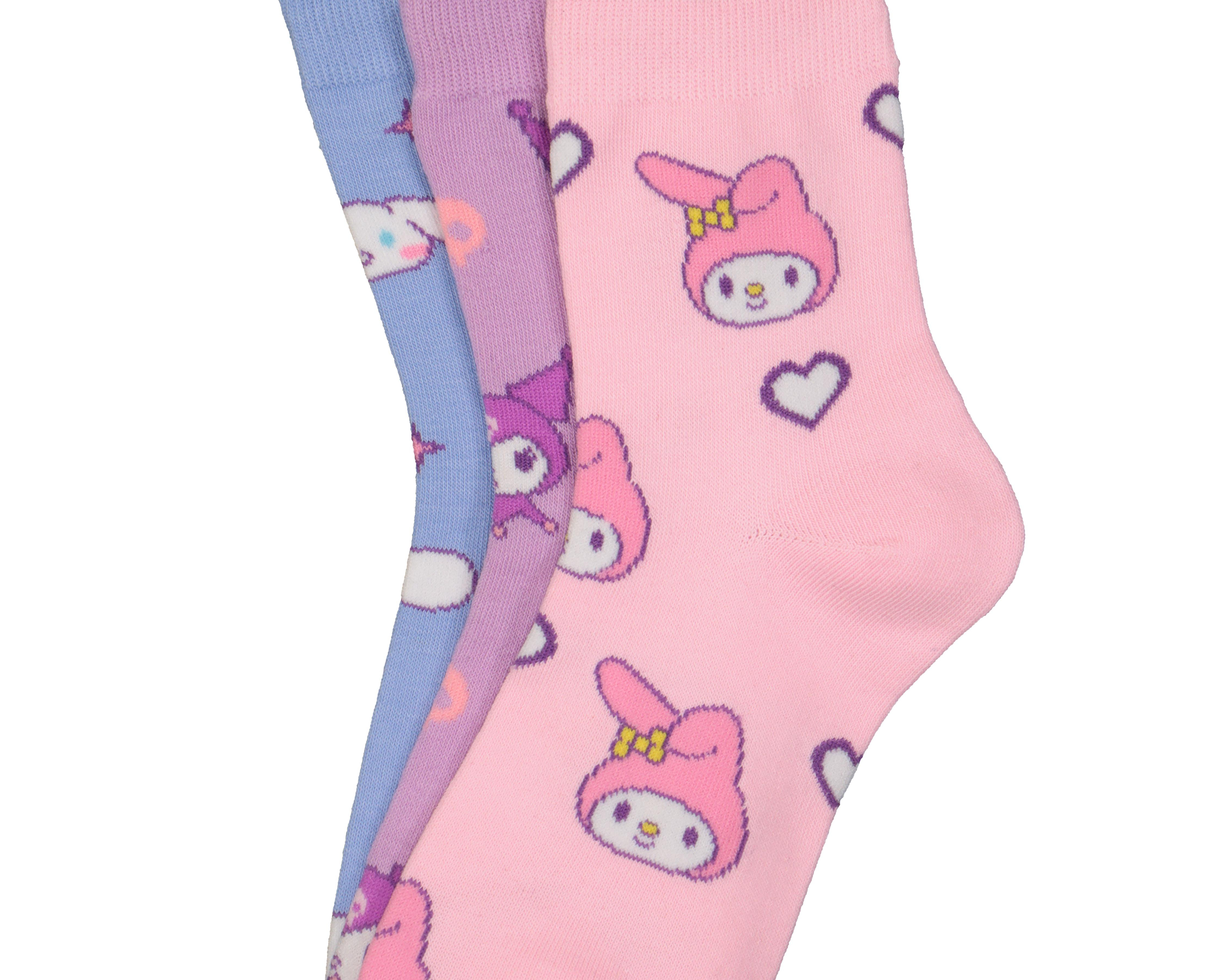 Foto 2 | Calcetas Hello Kitty para Mujer 3 Pares