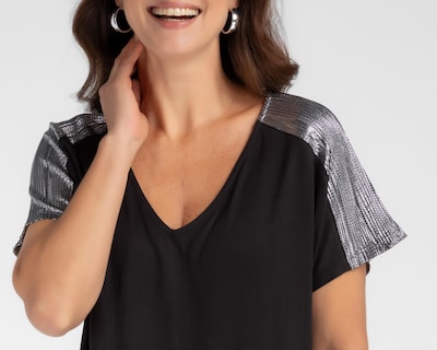 Foto 4 | Playera Sahara con Cuello V para Mujer