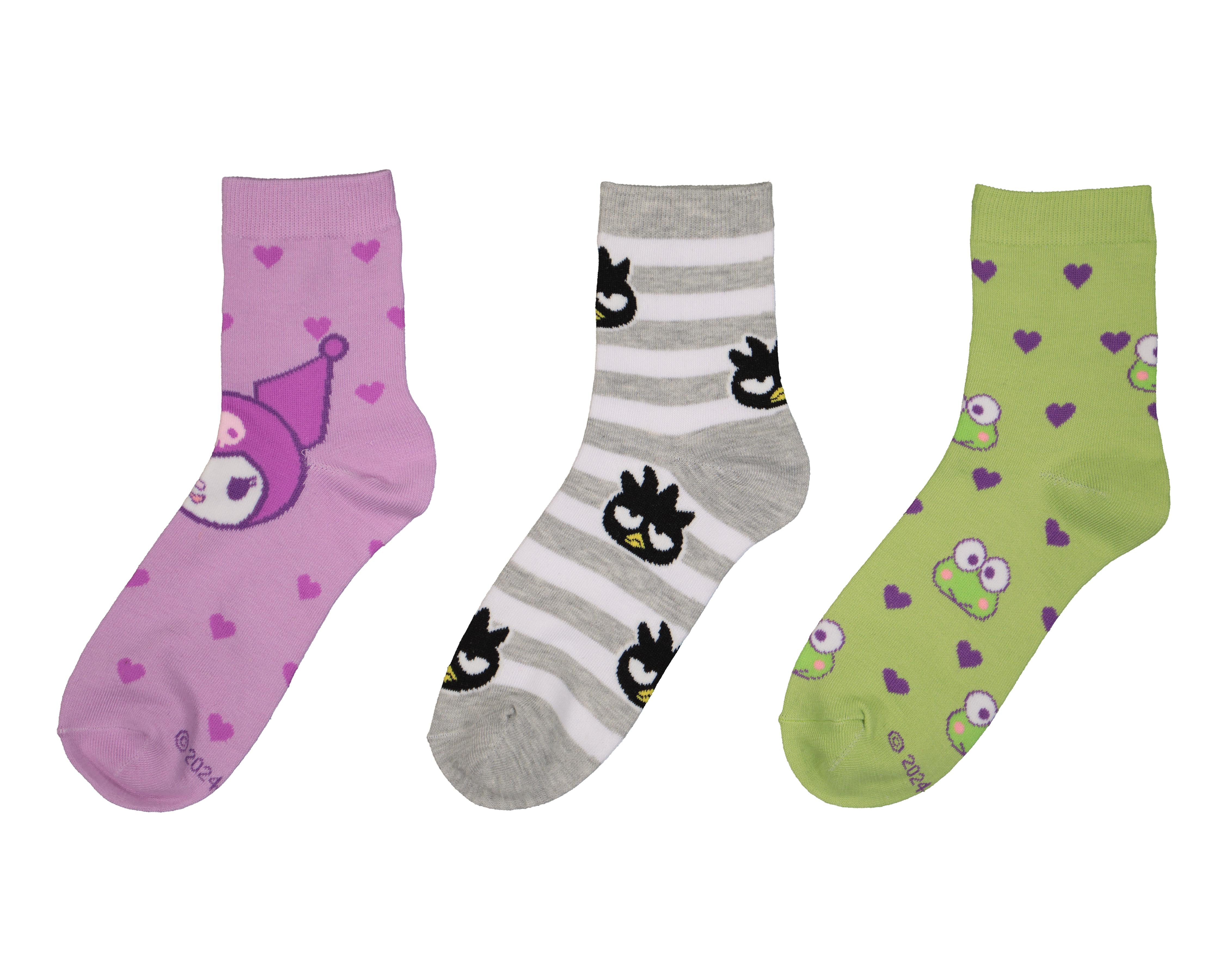 Foto 1 | Calcetas Hello Kitty para Mujer 3 Pares