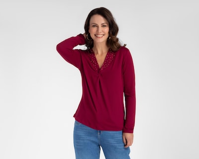 Foto 1 | Blusa Sahara Manga Larga para Mujer