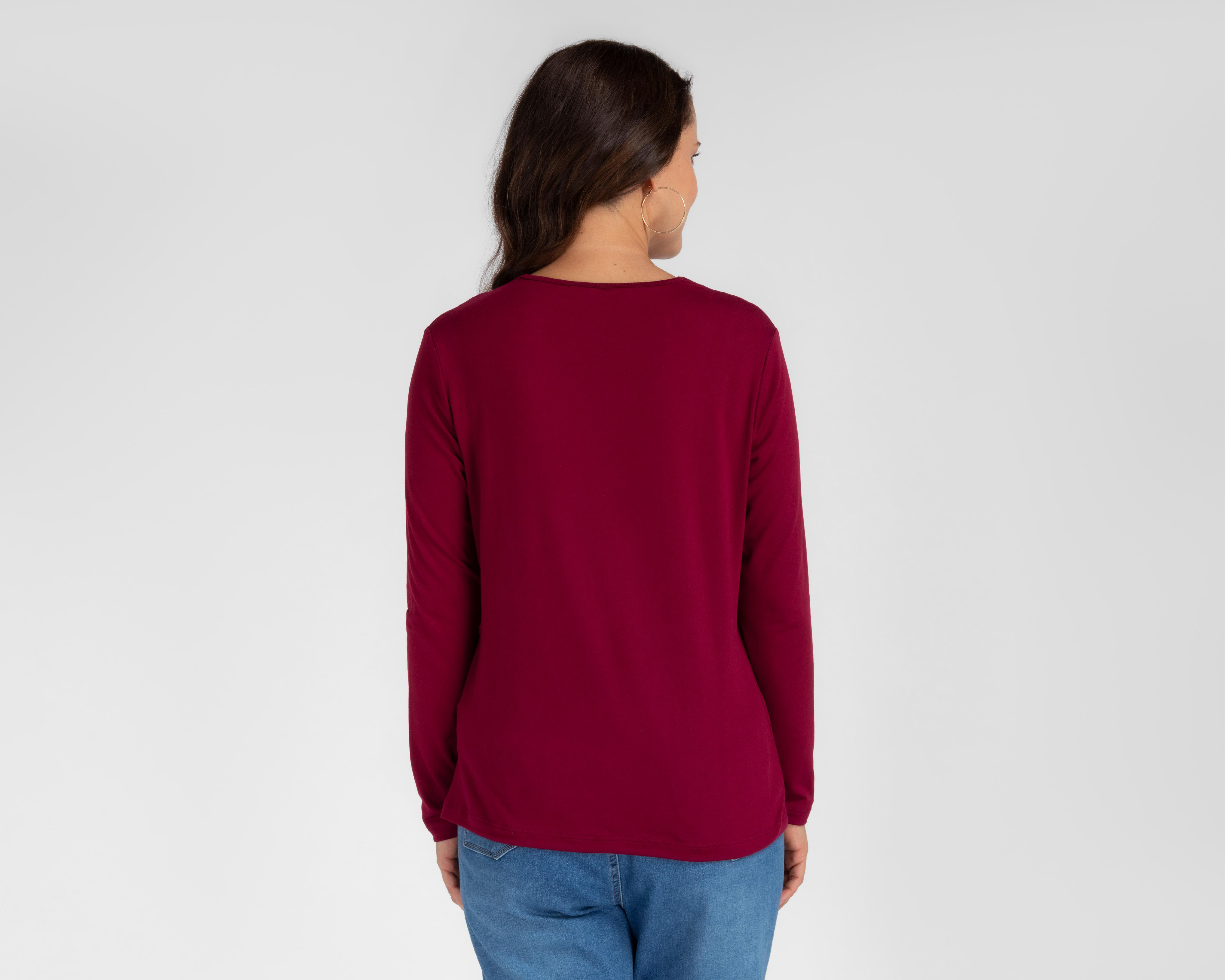 Foto 4 pulgar | Blusa Sahara Manga Larga para Mujer
