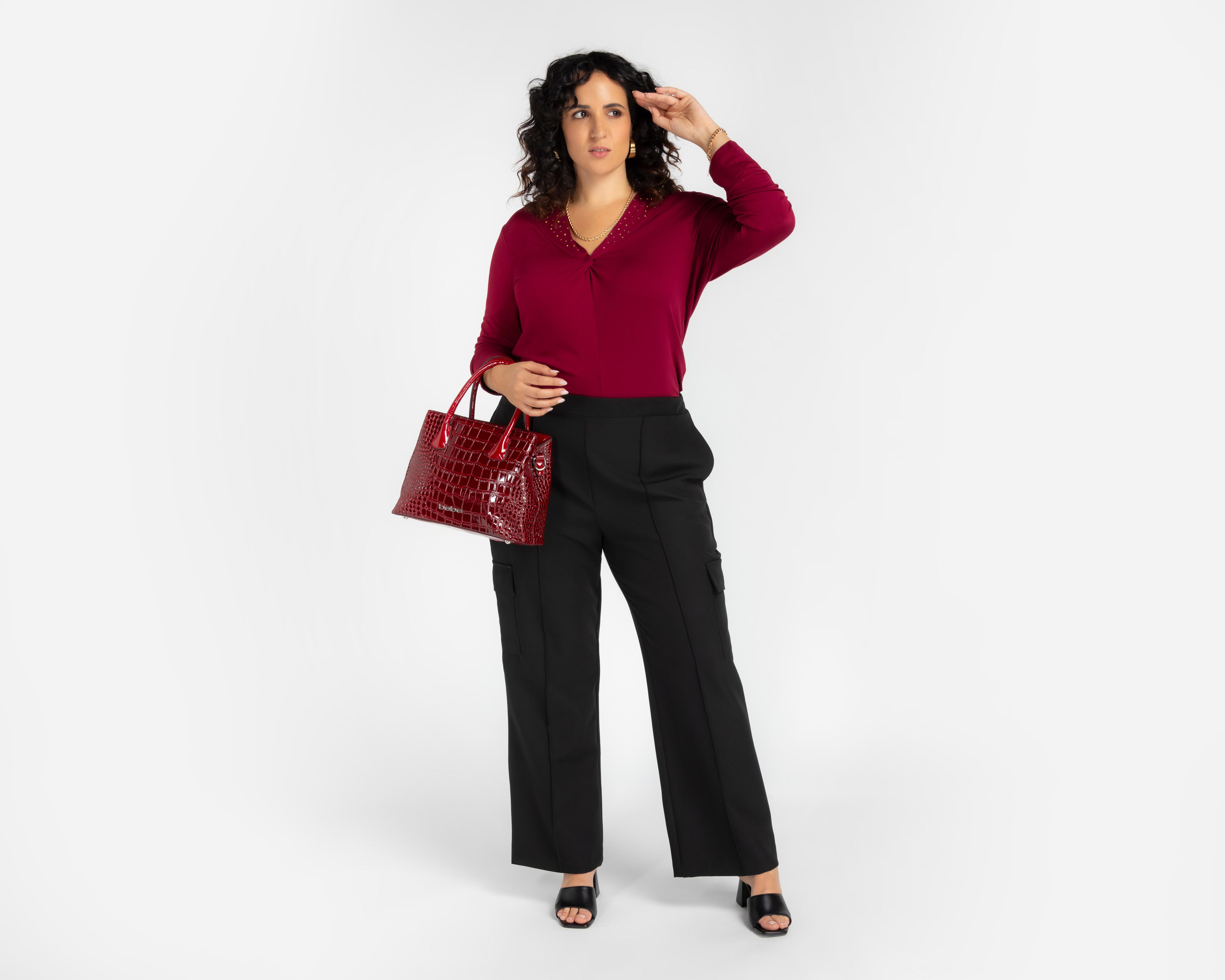 Foto 6 pulgar | Blusa Sahara Manga Larga para Mujer