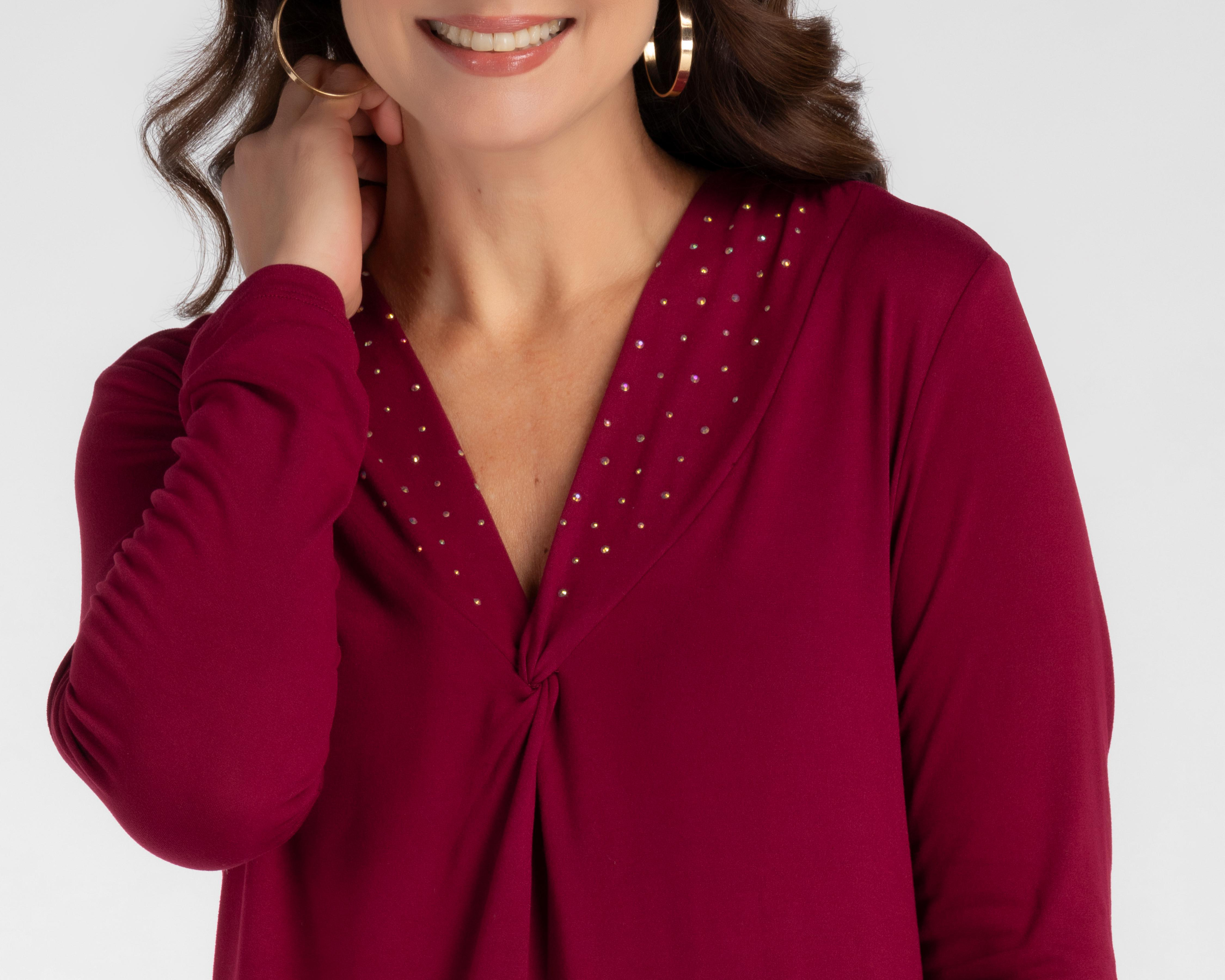 Foto 7 | Blusa Sahara Manga Larga para Mujer