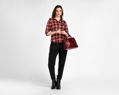 Foto 2 | Blusa Ted Lapidus a Cuadros para Mujer