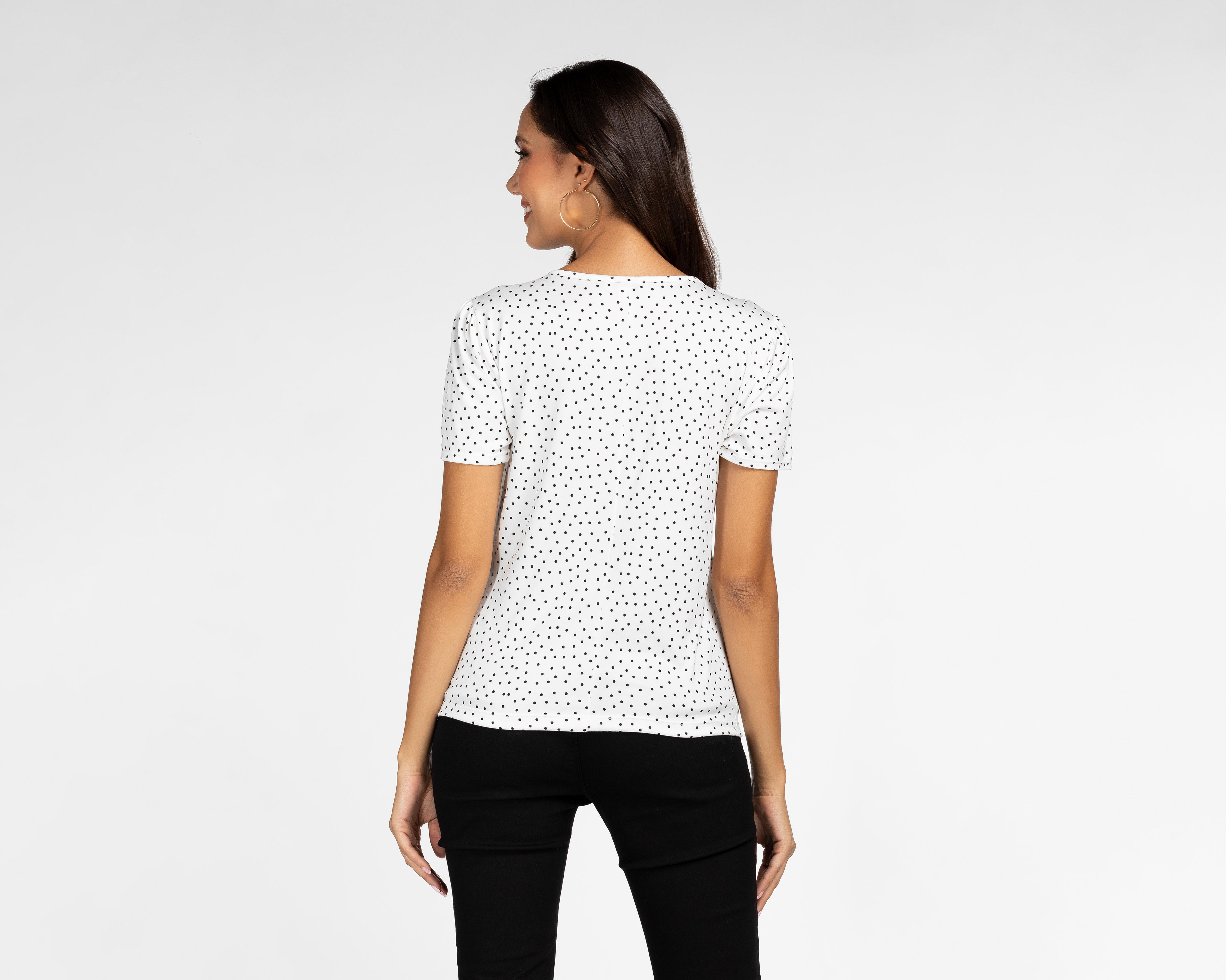 Foto 4 pulgar | Blusa Sahara Manga Corta para Mujer