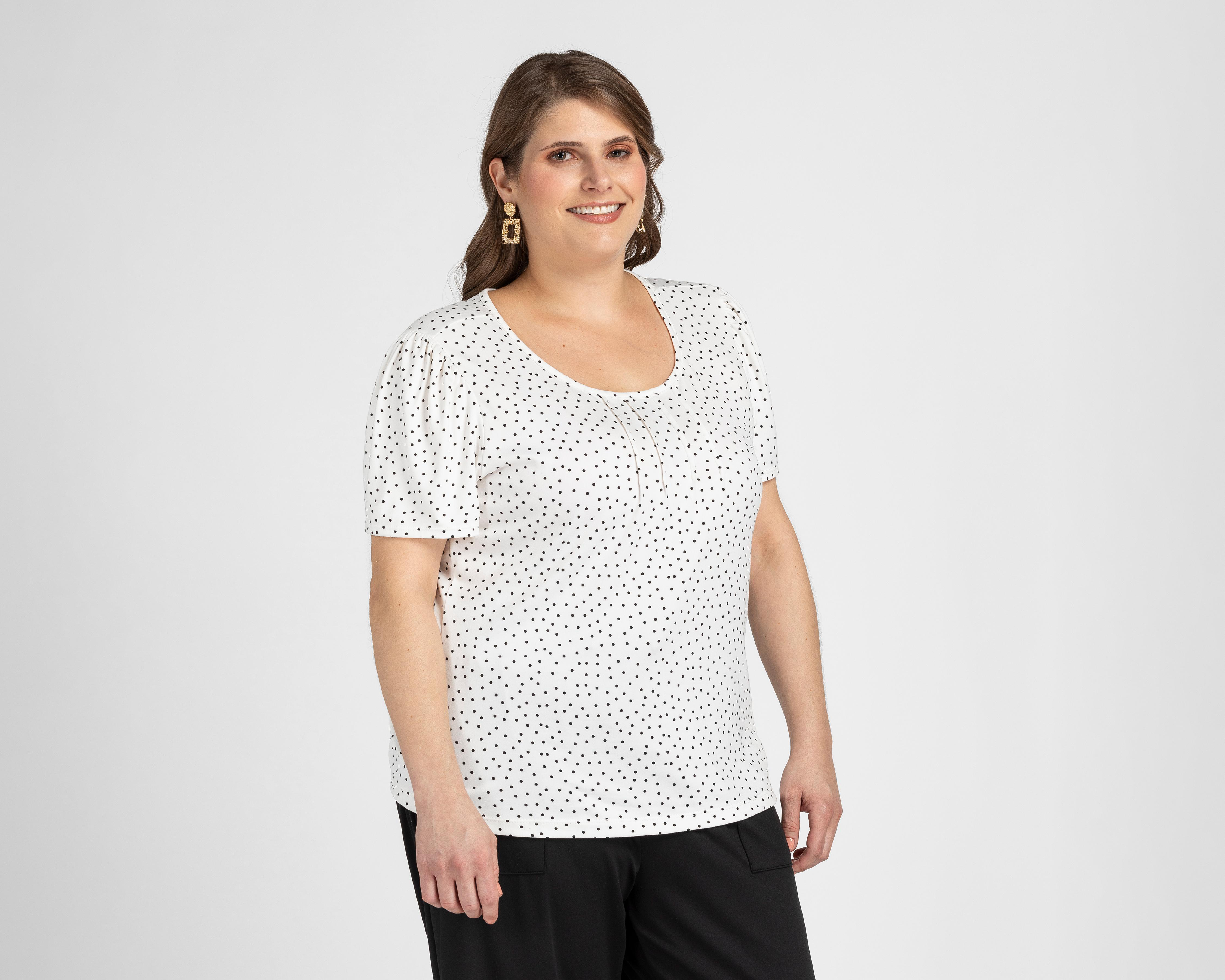Foto 5 pulgar | Blusa Sahara Manga Corta para Mujer