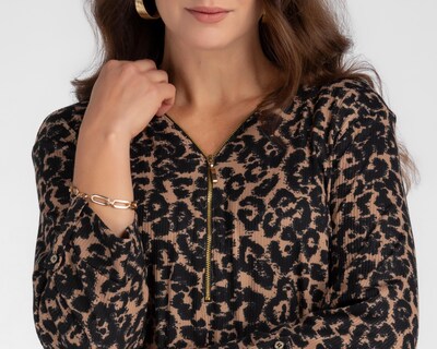 Foto 4 | Blusa Sahara Manga 3/4 para Mujer