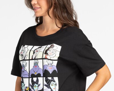 Foto 3 | Playera Disney Villanas Negra para Mujer
