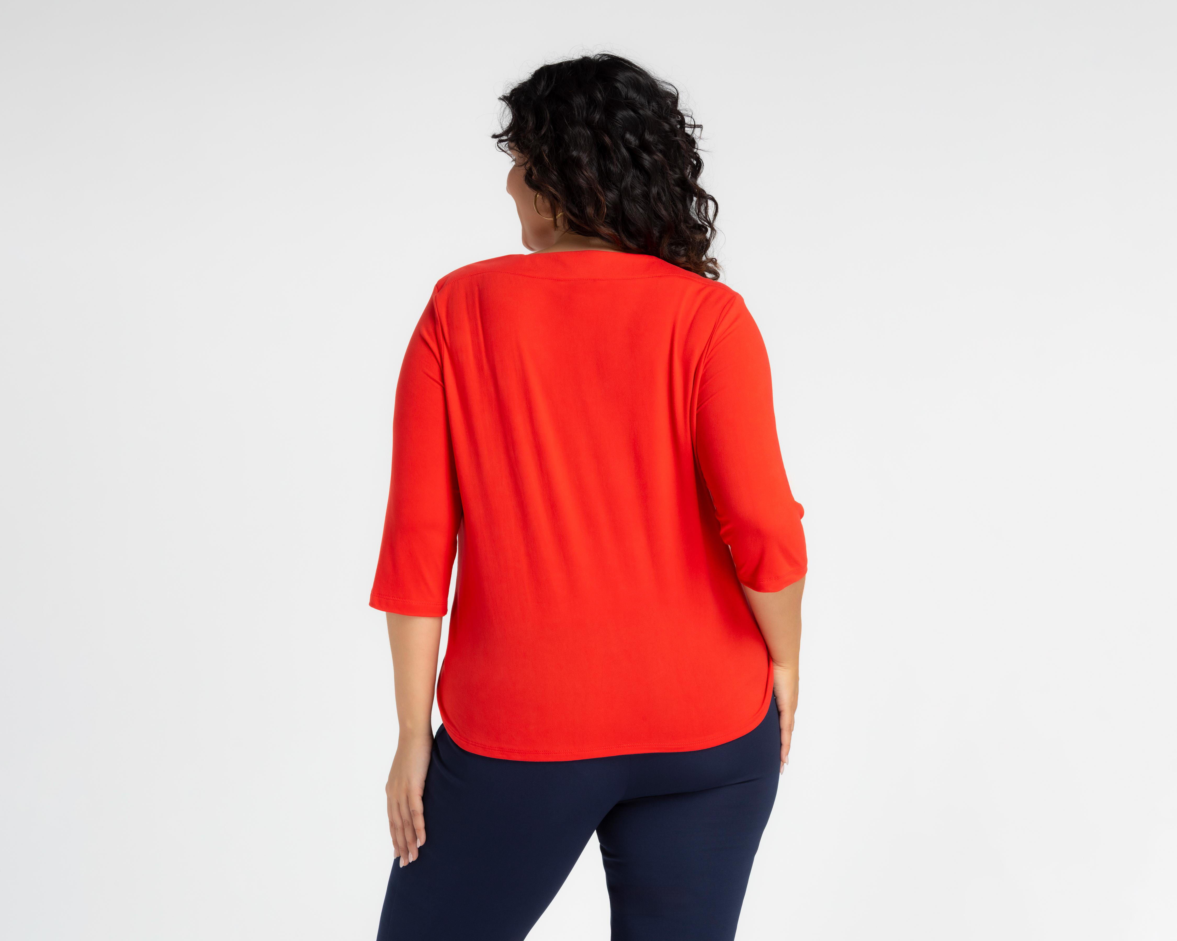 Foto 4 pulgar | Blusa Lady Sun Manga 3/4 para Mujer