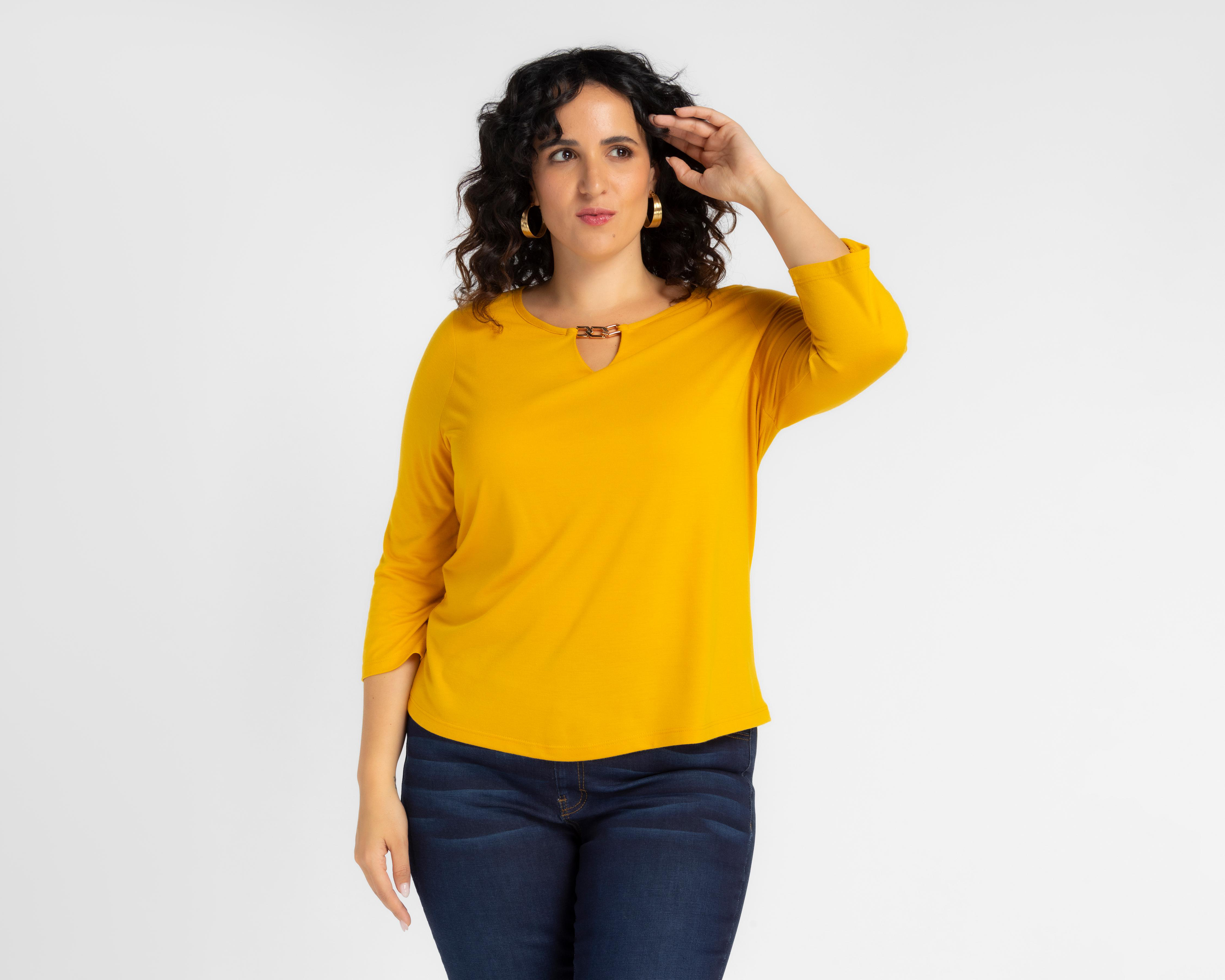 Blusa Lady Sun Manga 3/4 para Mujer
