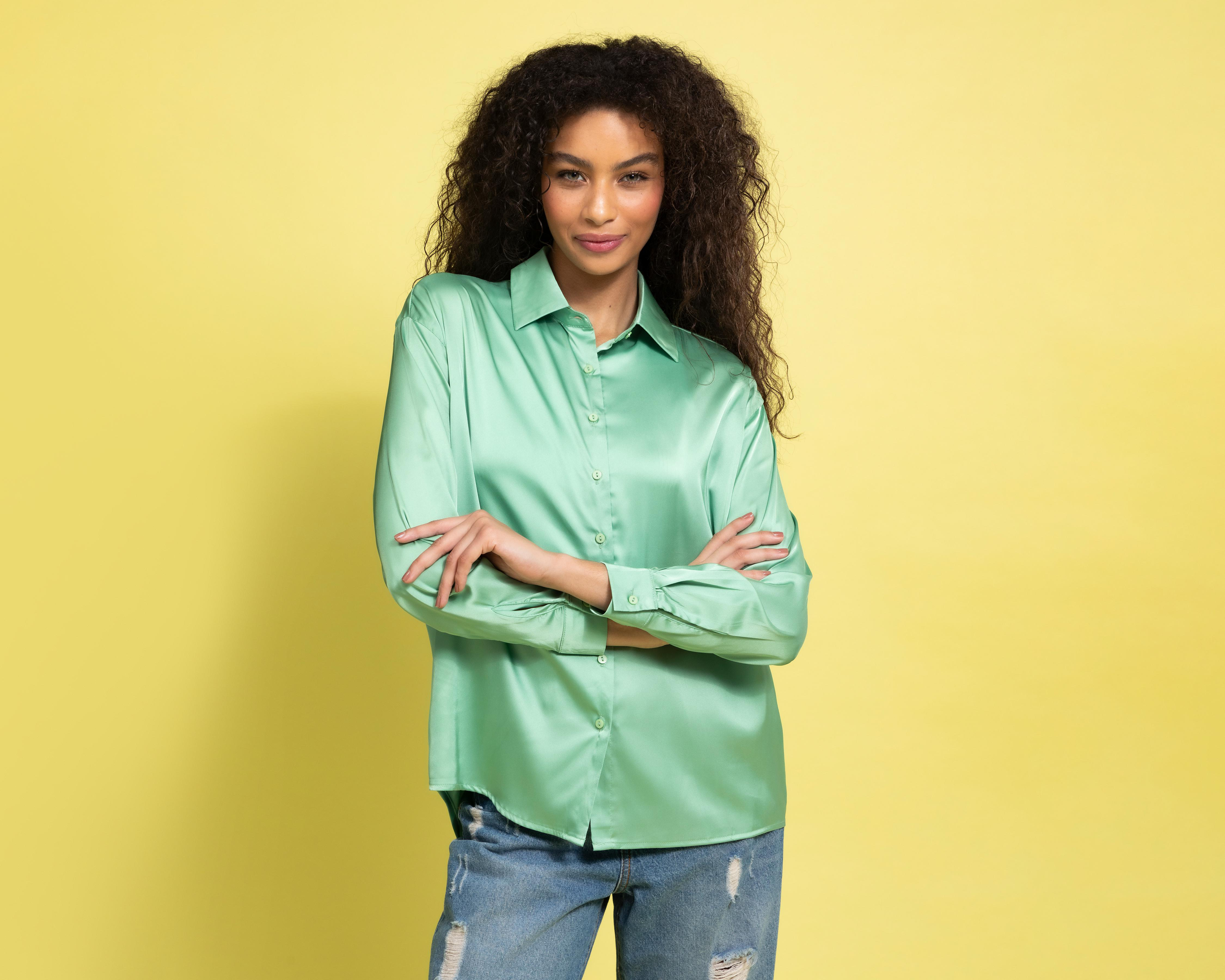 Foto 2 | Blusa Forever 21 Manga Larga para Mujer