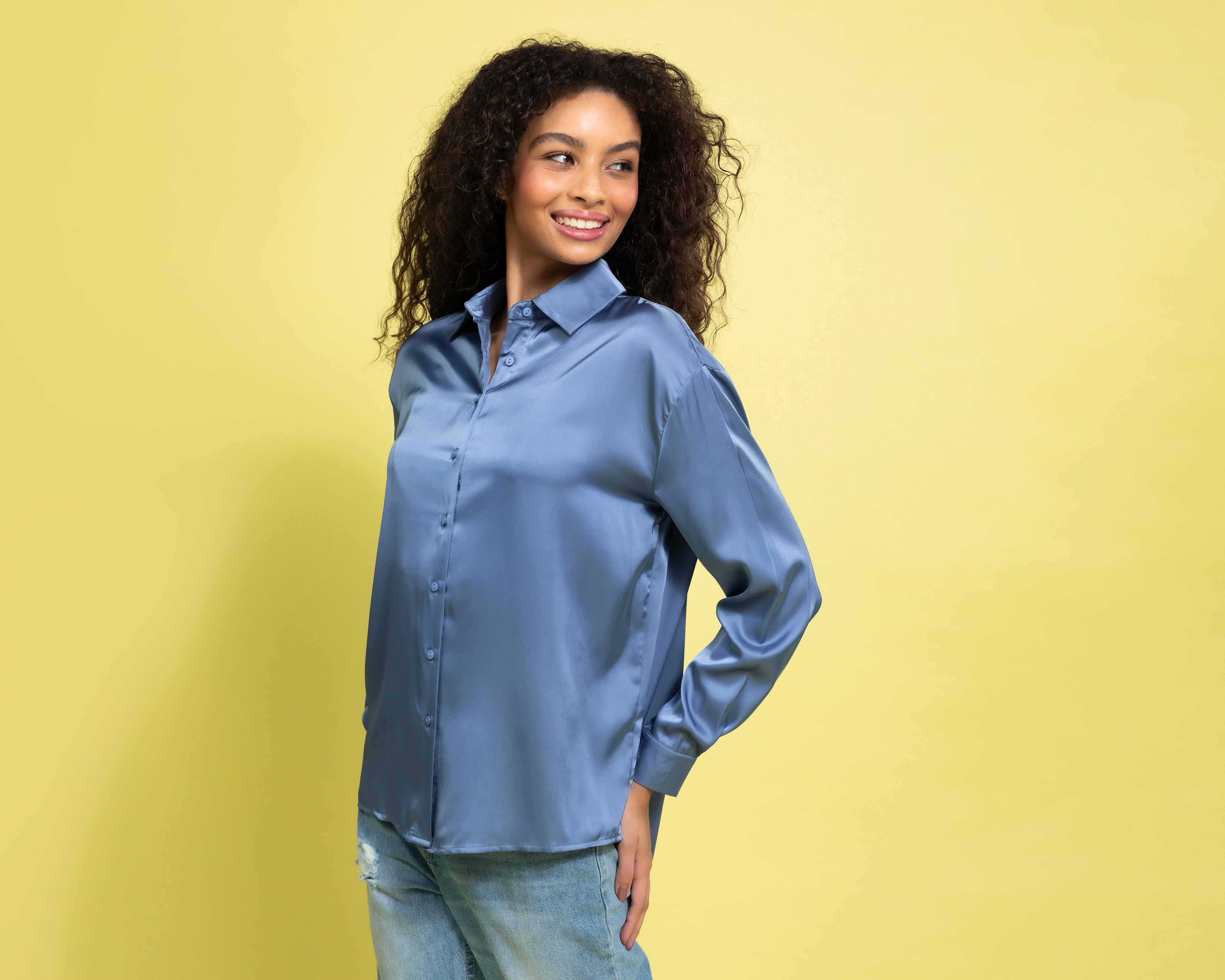 Foto 2 | Blusa Forever 21 Manga Larga para Mujer