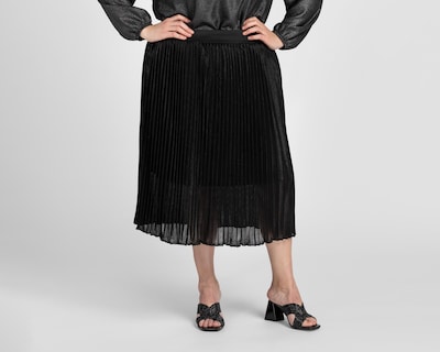 Foto 1 | Falda Midi Sahara Plisada