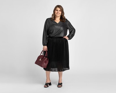 Foto 2 | Falda Midi Sahara Plisada