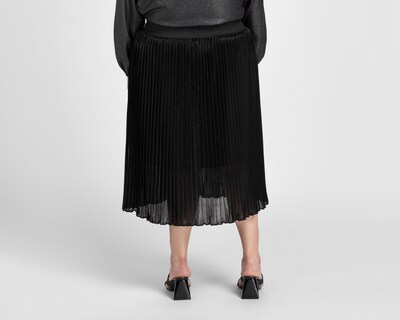 Foto 3 | Falda Midi Sahara Plisada