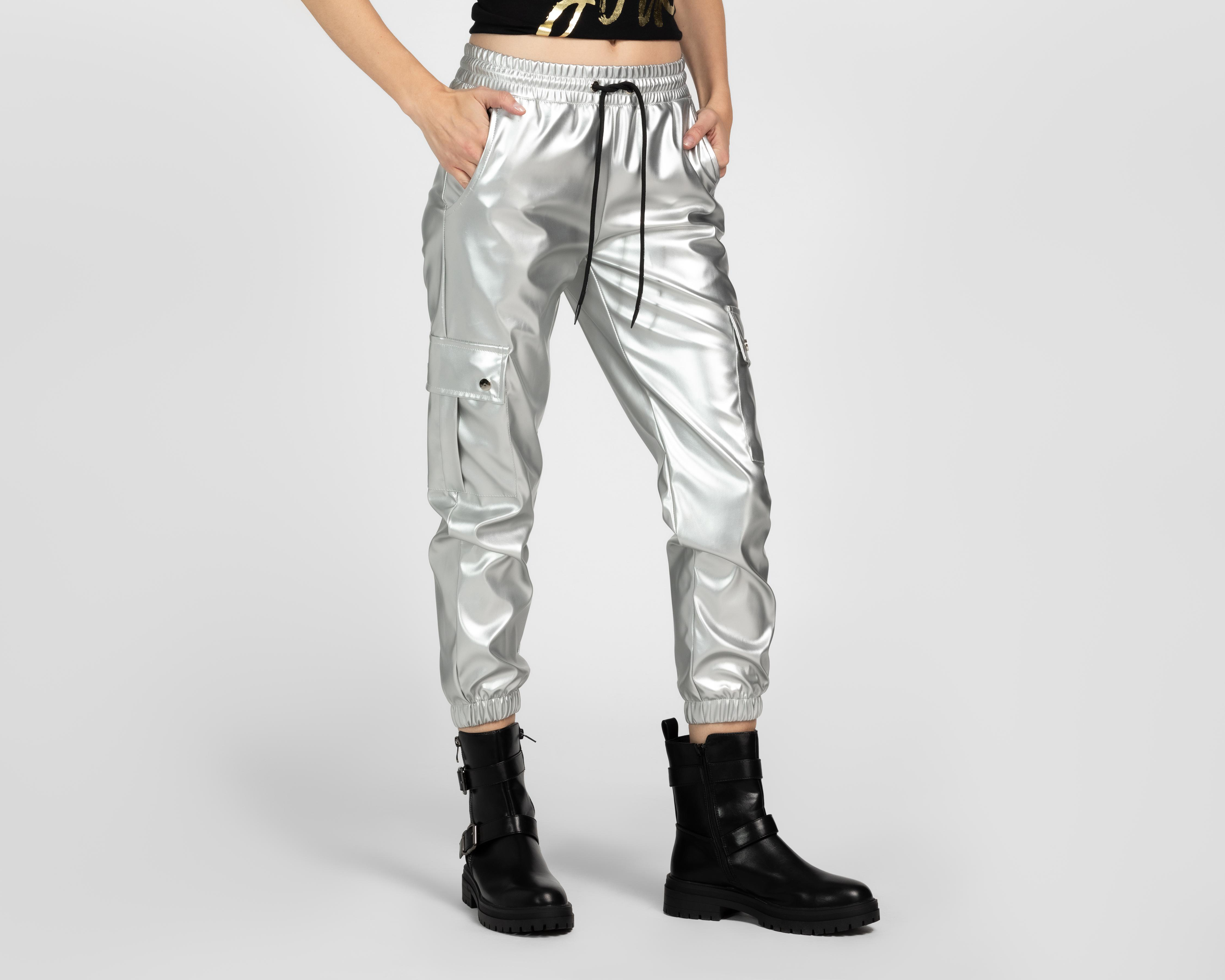 Foto 2 pulgar | Jogger Cargo Boy London para Mujer