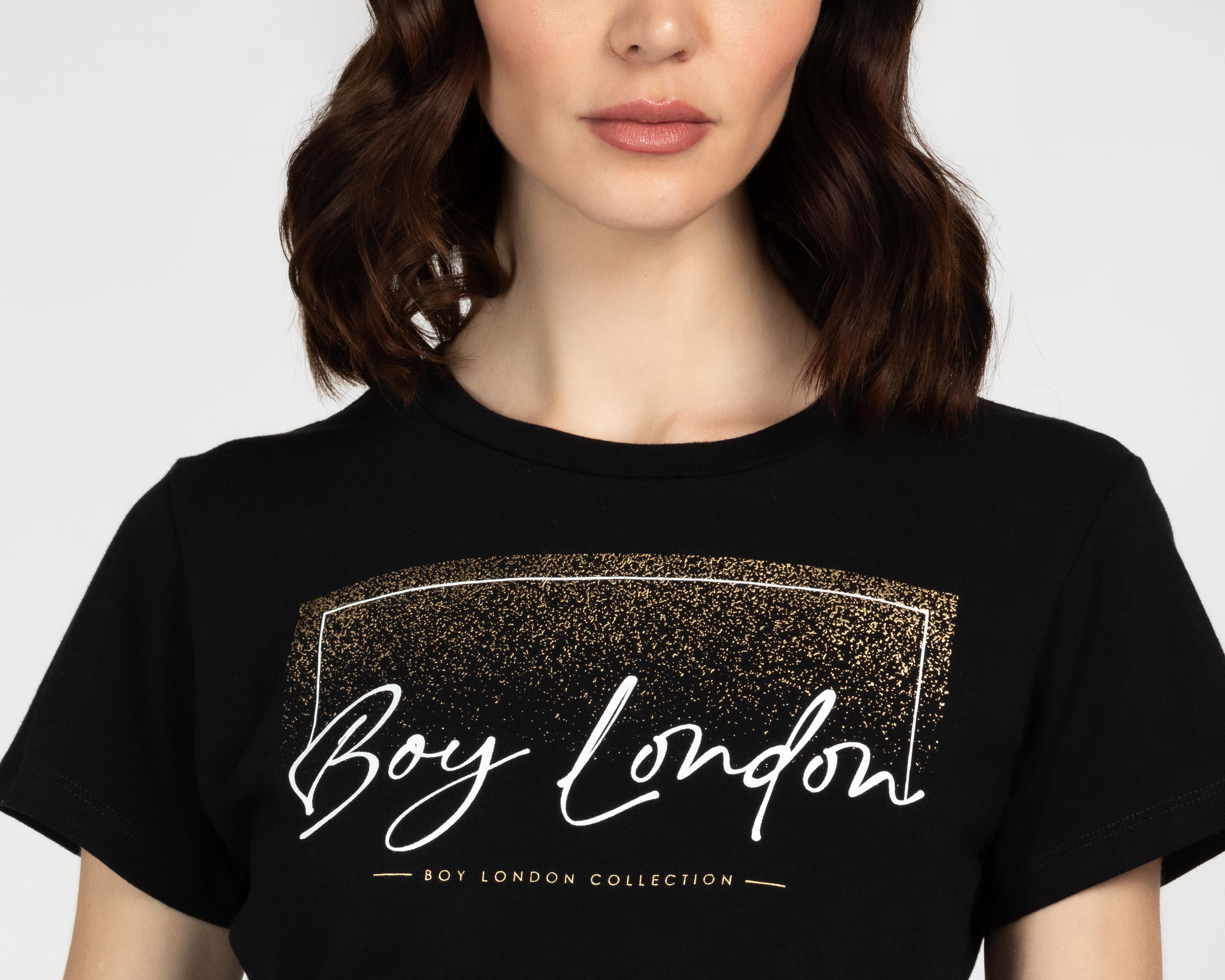 Foto 5 pulgar | Playera Boy London Manga Corta para Mujer