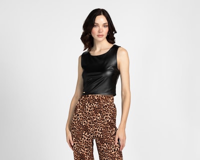 Foto 1 | Crop Top Boy London Negro para Mujer