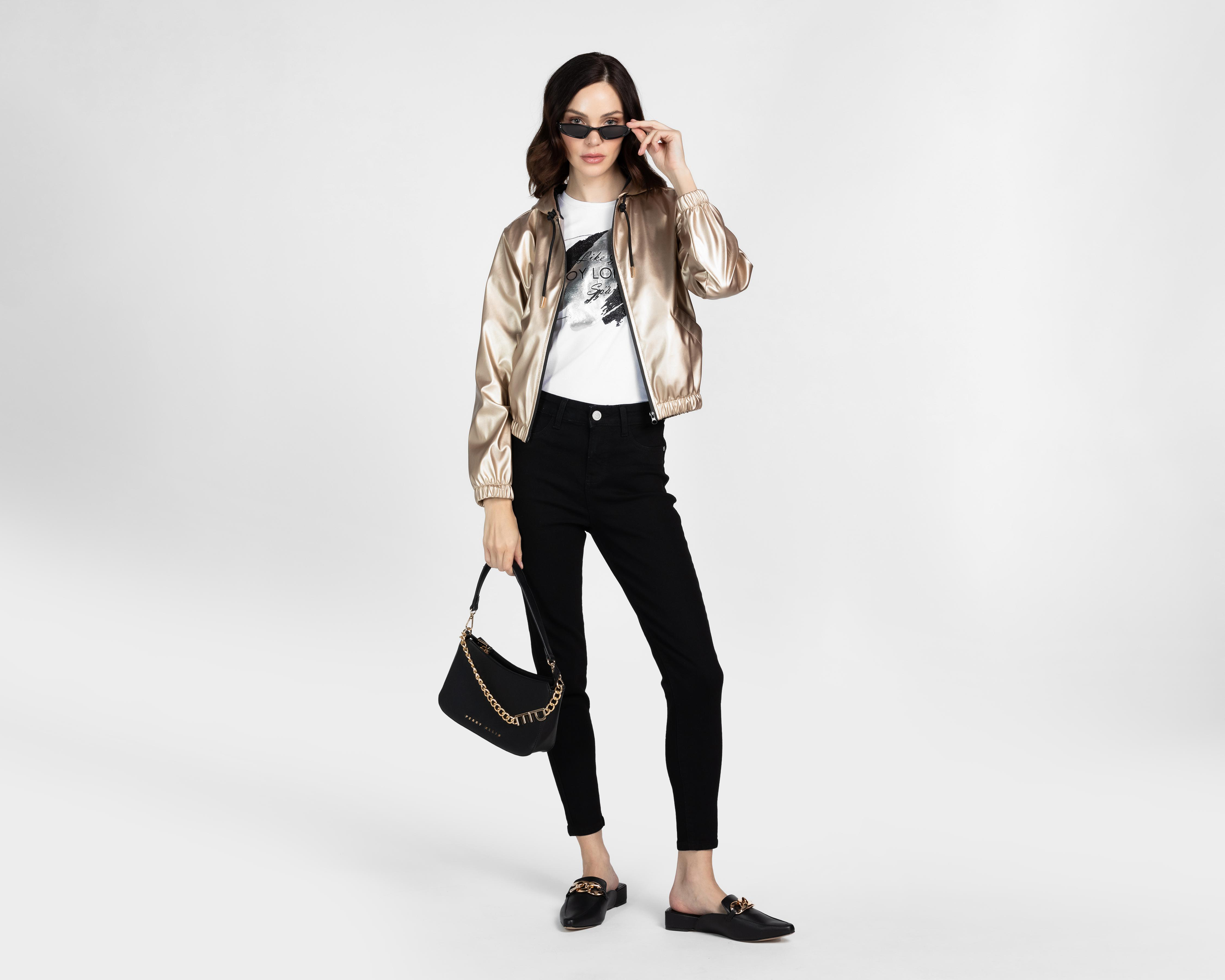 Foto 2 | Chamarra con Capucha Boy London para Mujer