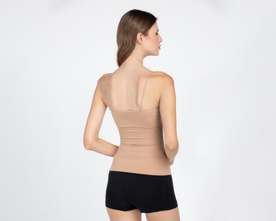 Foto 2 | Camiseta Control Diane Poitiere Beige para Mujer